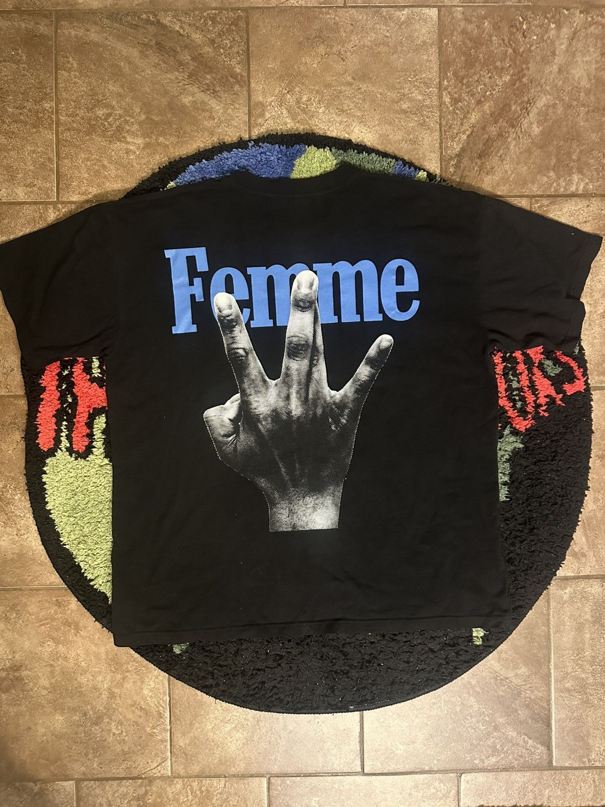 Homme + Femme La Homme Femme Twisted Fingers Tee Size US L / EU 52-54 / 3 - 2 Thumbnail