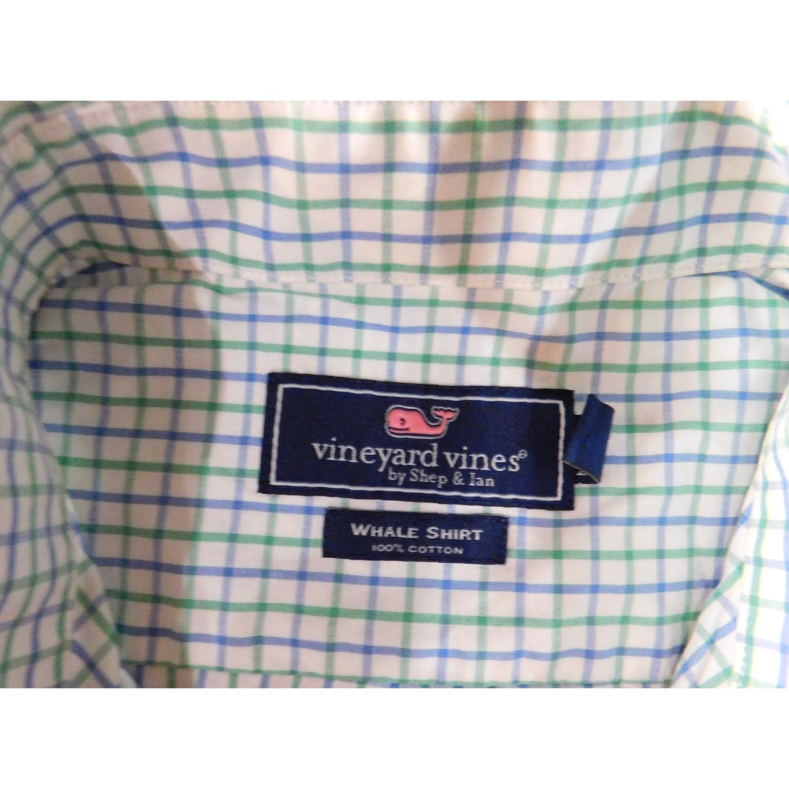 Vineyard Vines Vineyard Vines Shirt Womens XL Green Plaid Button-Up Long Sleeve Collared Cotton Rayon Casual Whale Logo Womens Size XL / US 12-14 / IT 48-50 - 5 Thumbnail