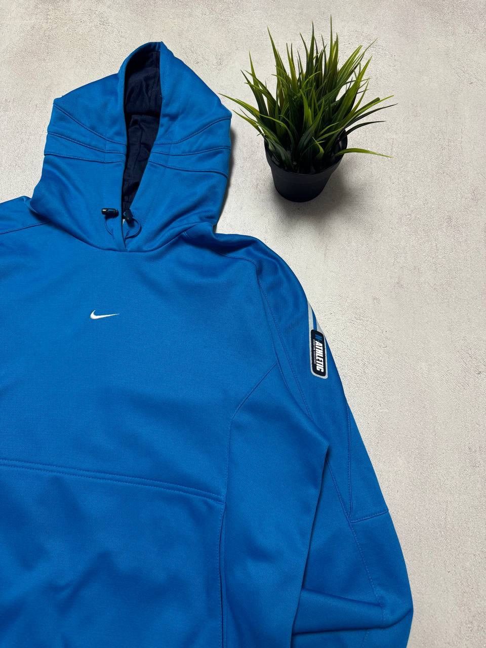 Nike × Vintage Vintage Nike Hoodie Centre Logo Baggy Atchletic Y2K 90s Size US M / EU 48-50 / 2 - 3 Thumbnail