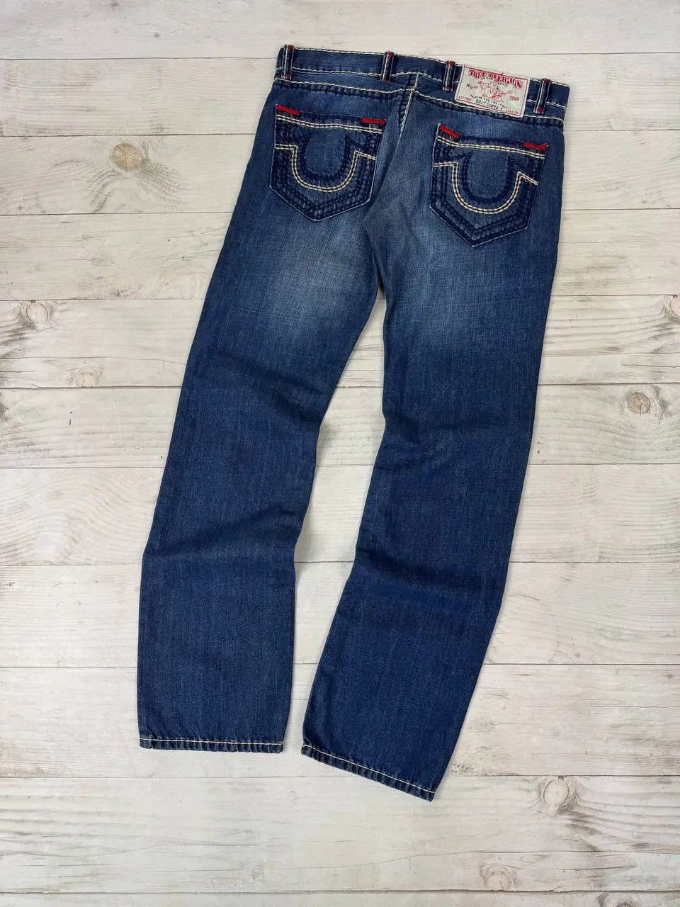 True Religion Vintage True Religion Denim Baggy Jeans 90s Y2K Size US 33 - 1 Thumbnail