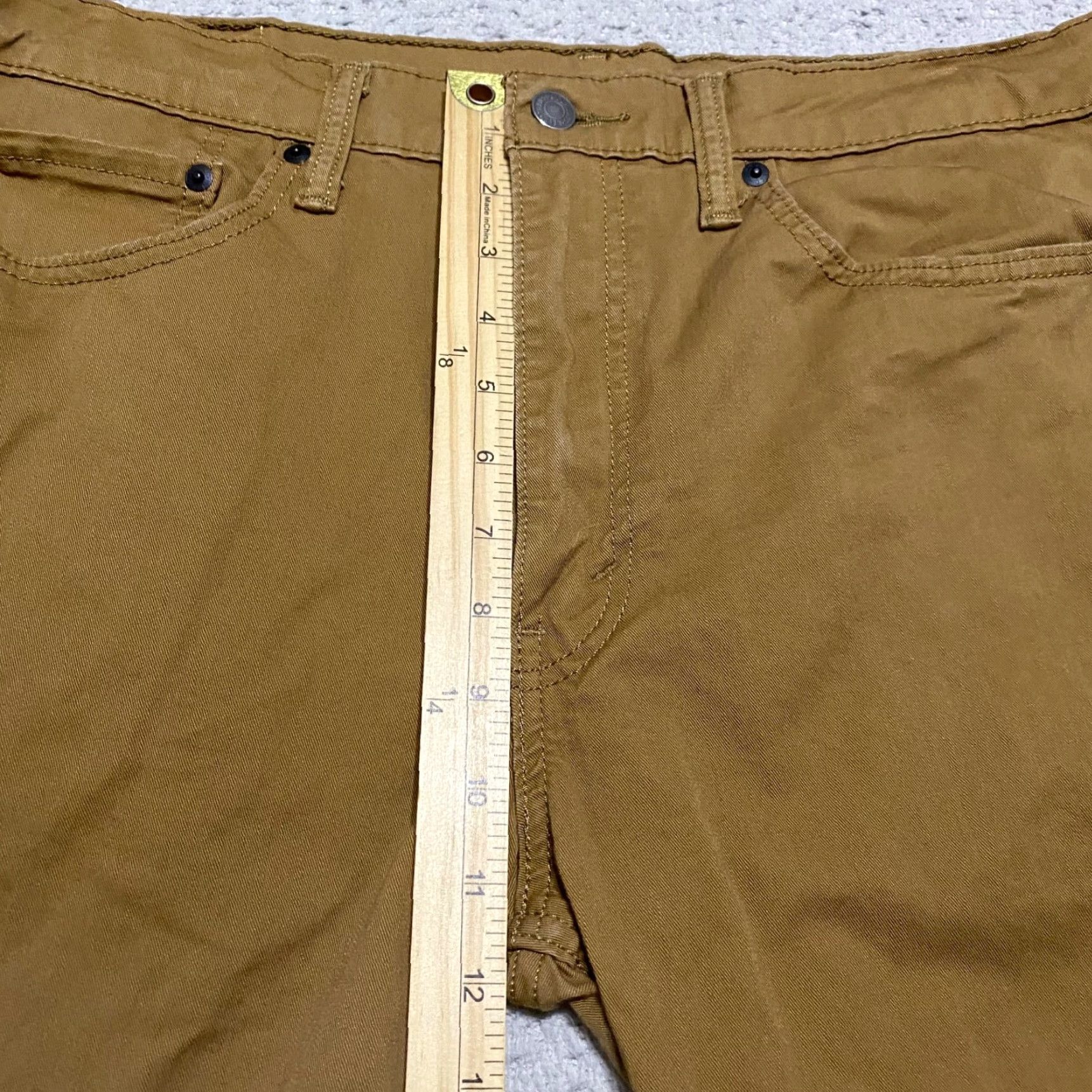 Levi's Levi's 502 Mens Jeans Beige Medium Wash Regular Fit Tapered Leg 36x32 Size US 36 / EU 52 - 7 Thumbnail