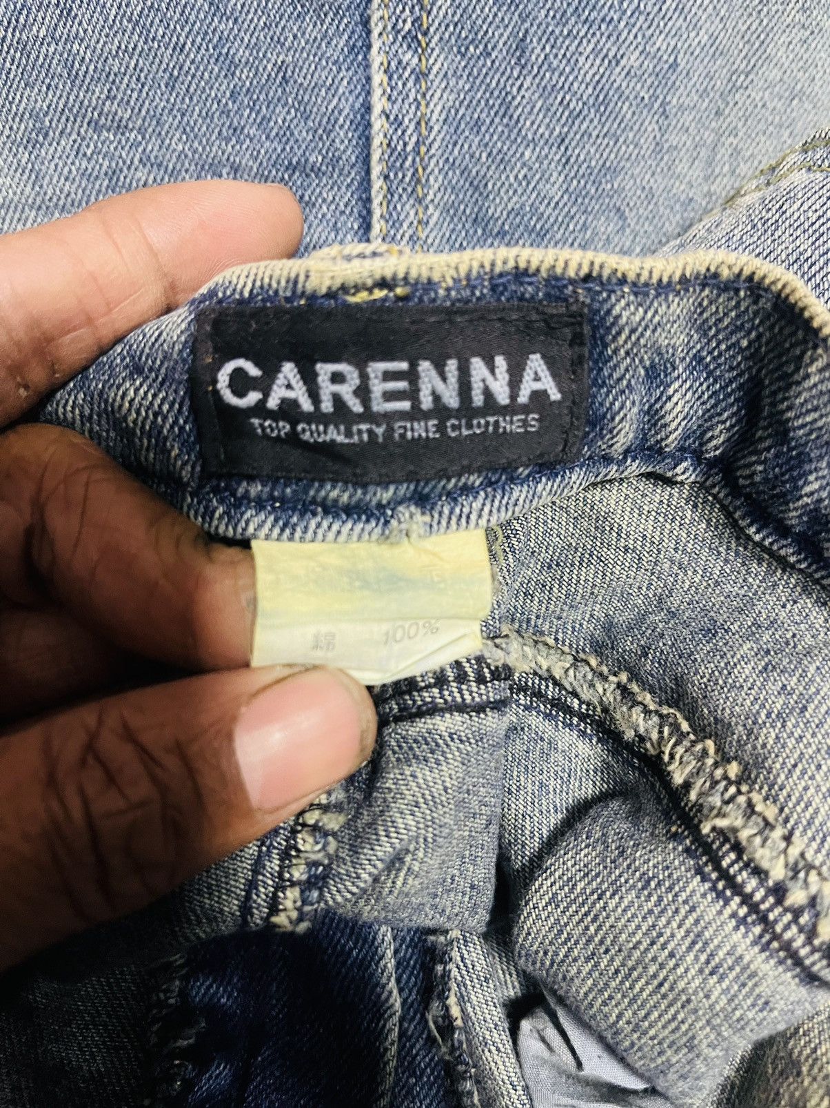 Japanese Brand Rare 🔥 Carenna Nice Denim Skirt (15) Size 26" / US 2 / IT 38 - 5 Thumbnail