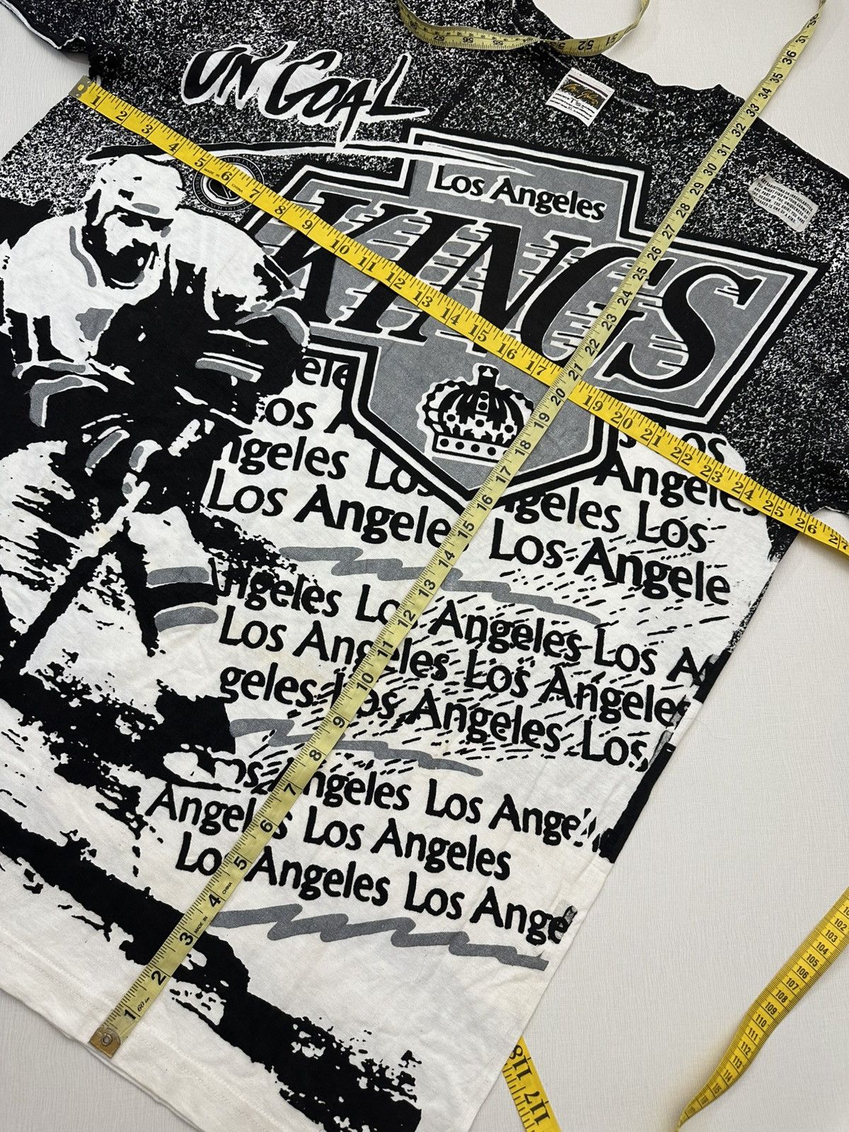 NHL Deadstock Vintage 90s LA Kings AOP Magic Johnson T’s AMW XXL Size US XXL / EU 58 / 5 - 11 Thumbnail