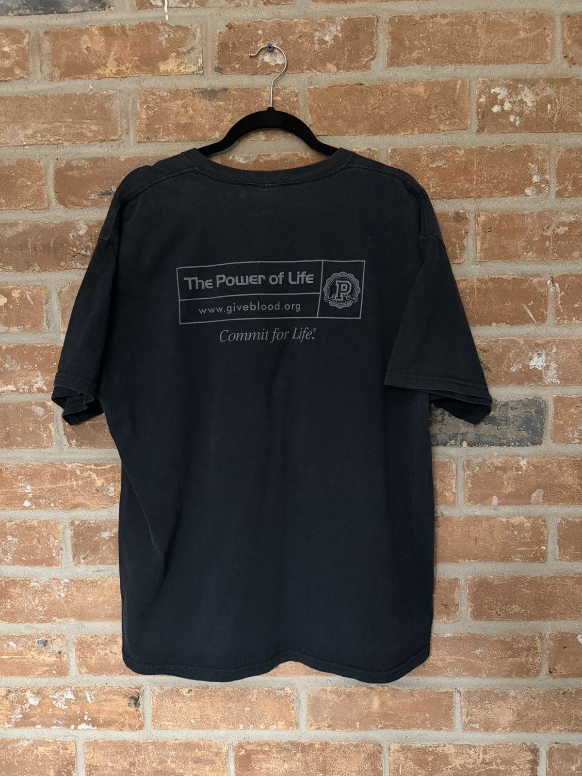 Gildan Vintage Blood Donation Gildan T-Shirt in black size XL Size US XL / EU 56 / 4 - 2 Thumbnail