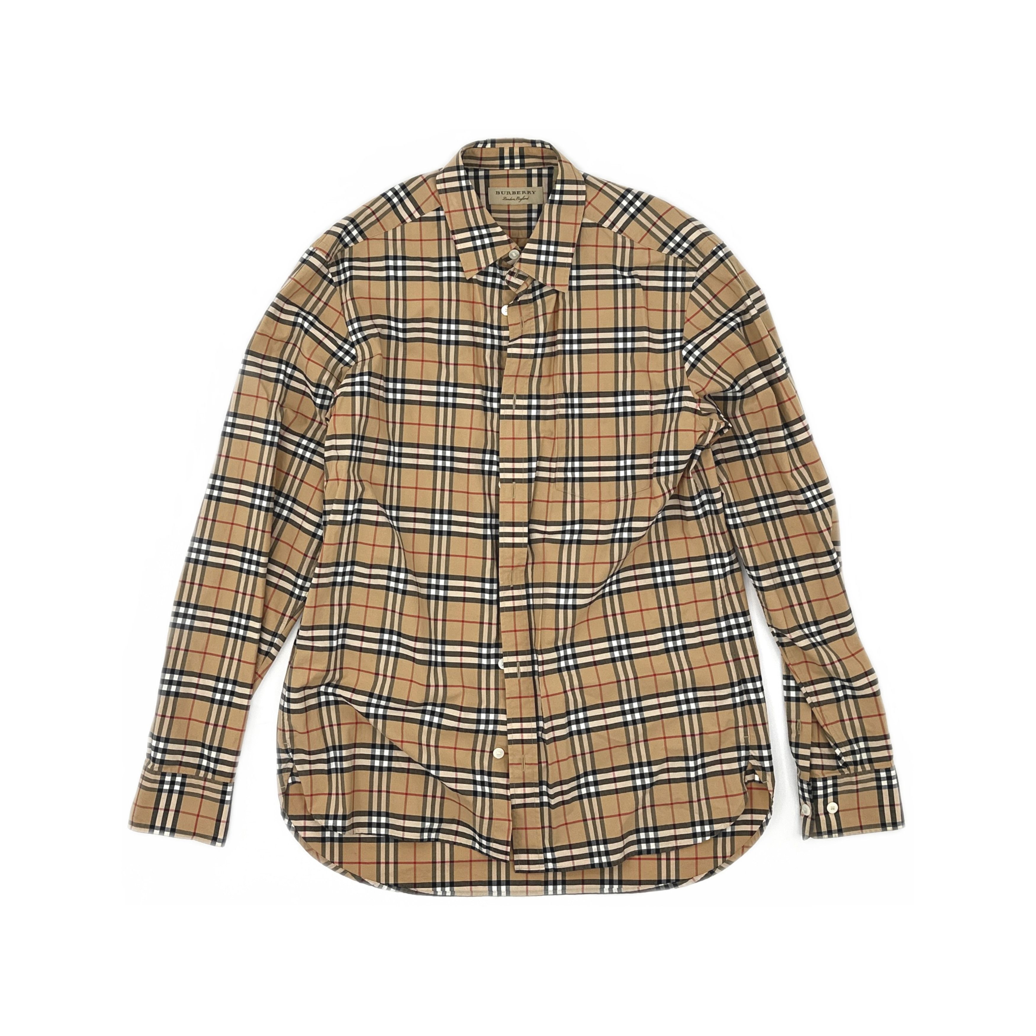 Burberry Burberry Check Button Up Shirt Size M Size US M / EU 48-50 / 2 - 1 Thumbnail