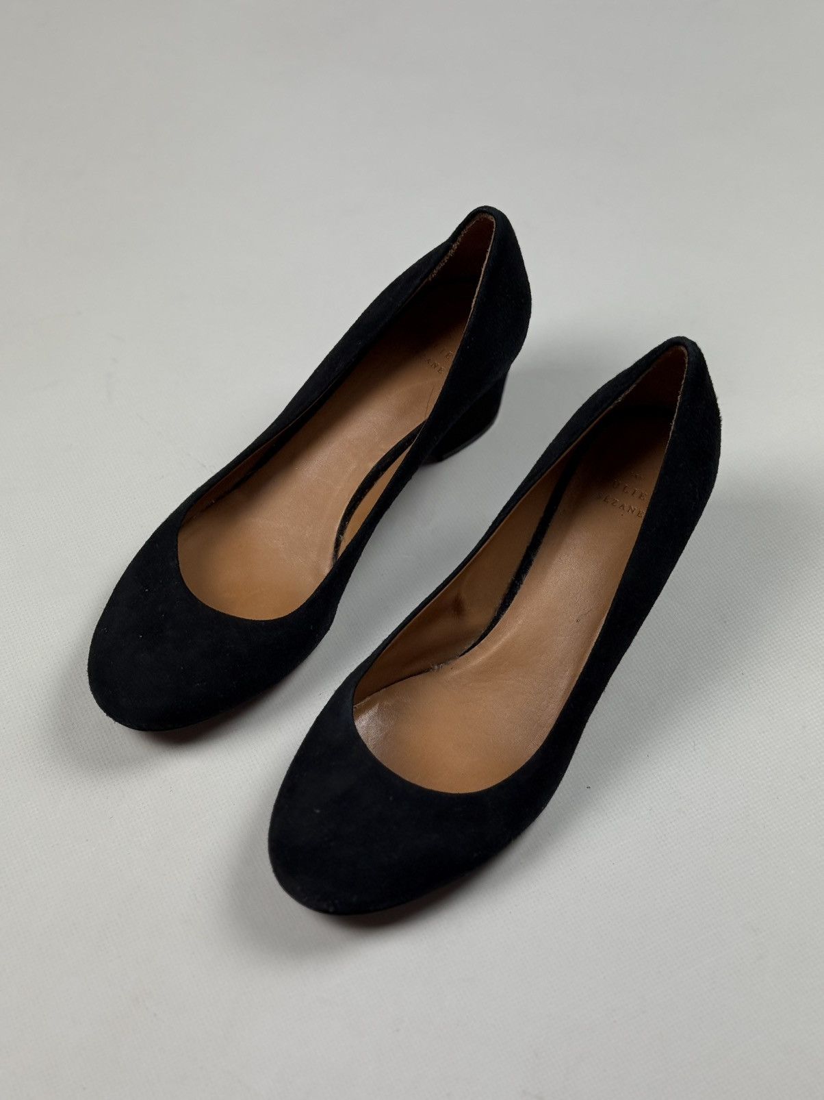 Sezane Les Souliers Sezane Ladies Suede Pump Block Heels Shoes Size US 7 / IT 37 - 14 Thumbnail