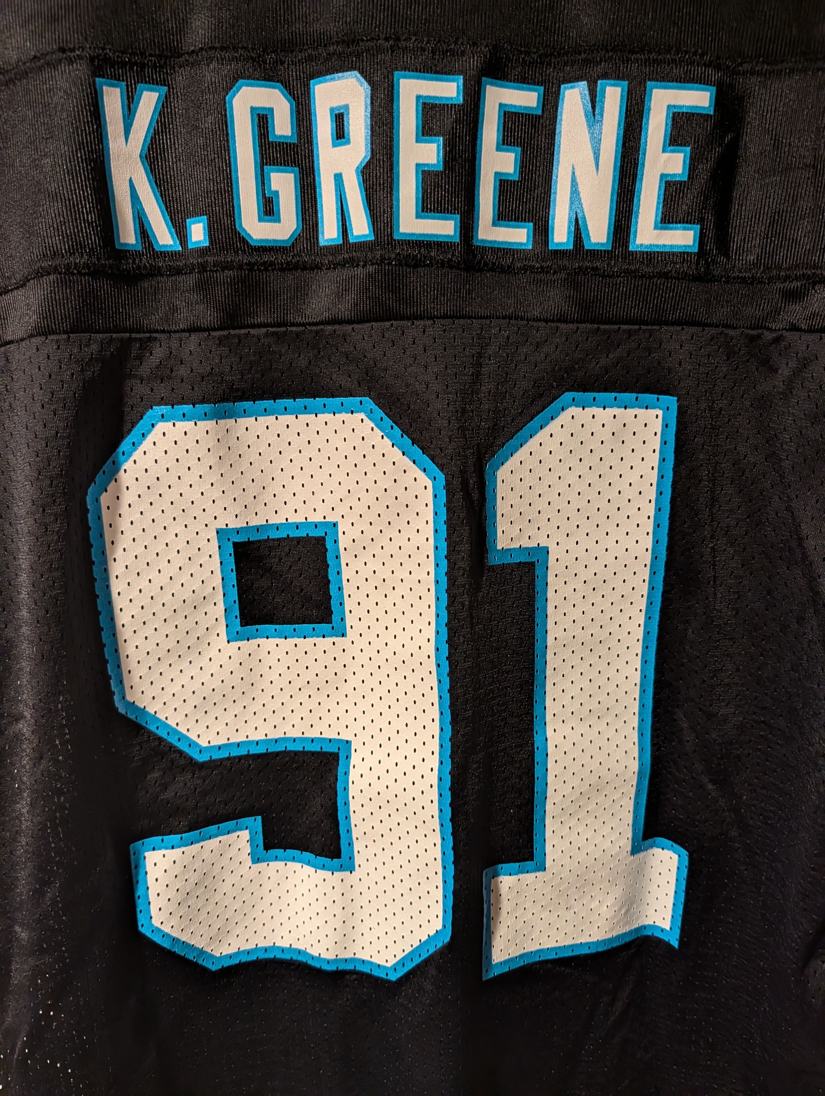 NFL Vintage Nike Greene Carolina Panthers Jersey Youth S Y2K NFL Size US S / EU 44-46 / 1 - 13 Thumbnail
