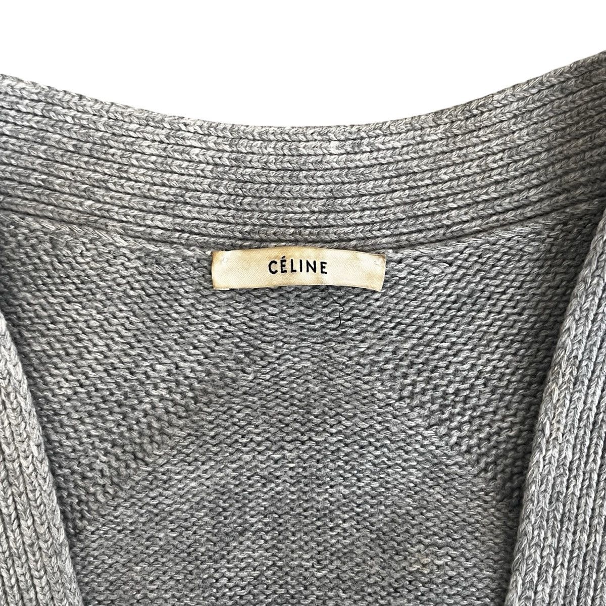 Celine Celine by Phoebe Philo Heavy Long Knit Cardigan Size US XS / EU 42 / 0 - 2 Thumbnail