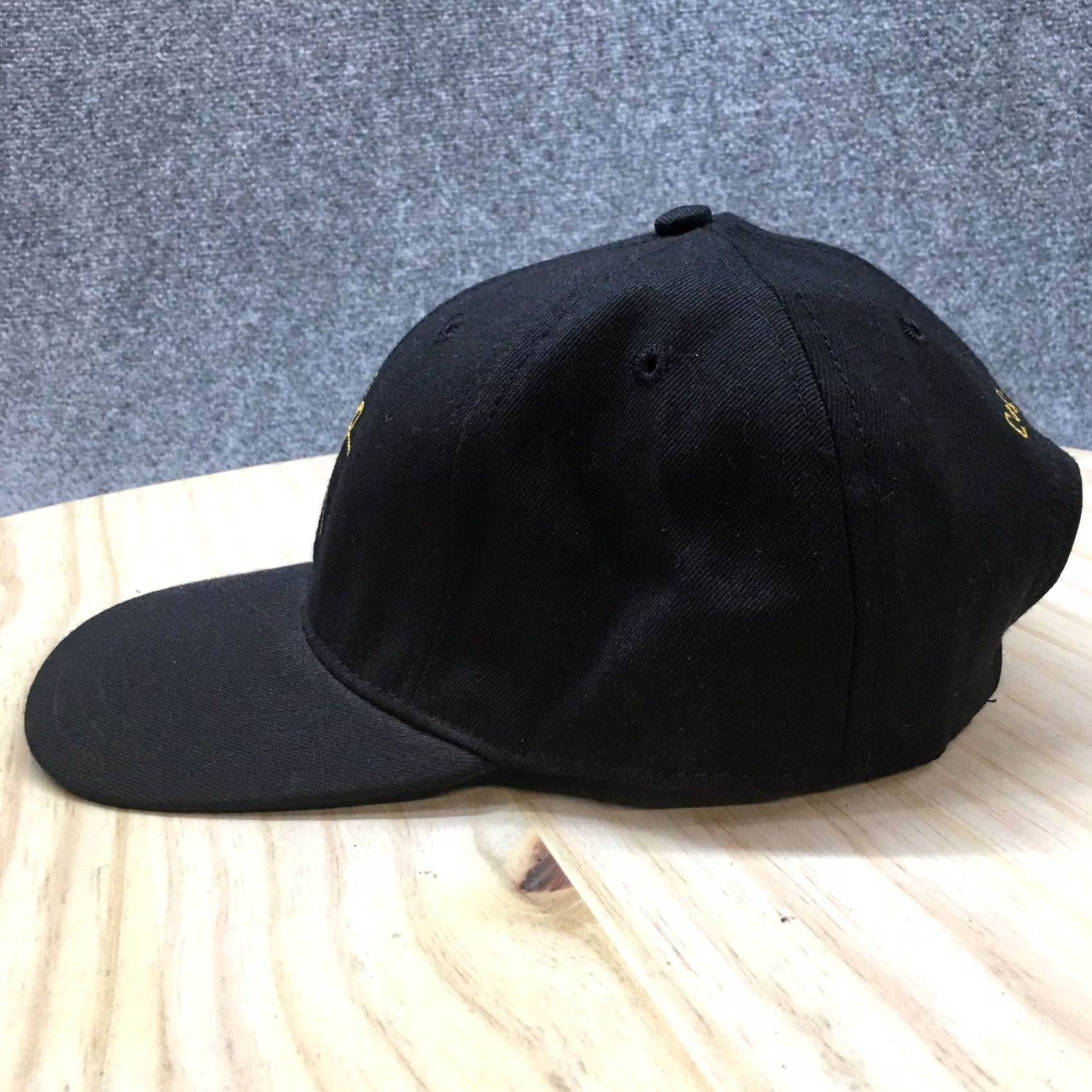 Vintage Cole & Weber Classic Baseball Cap Hat Mens One Size Fits All Black Flat Bill Size ONE SIZE - 4 Thumbnail