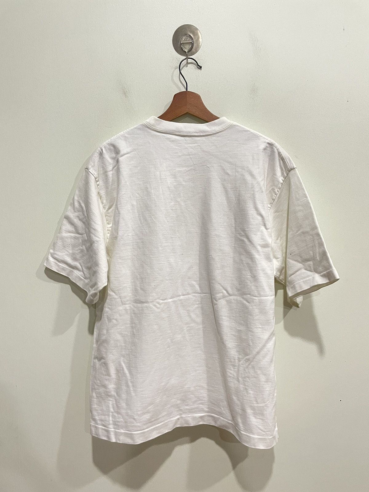 Auralee Auralee White Pocketed Tshirt Size XL / US 12-14 / IT 48-50 - 2 Thumbnail