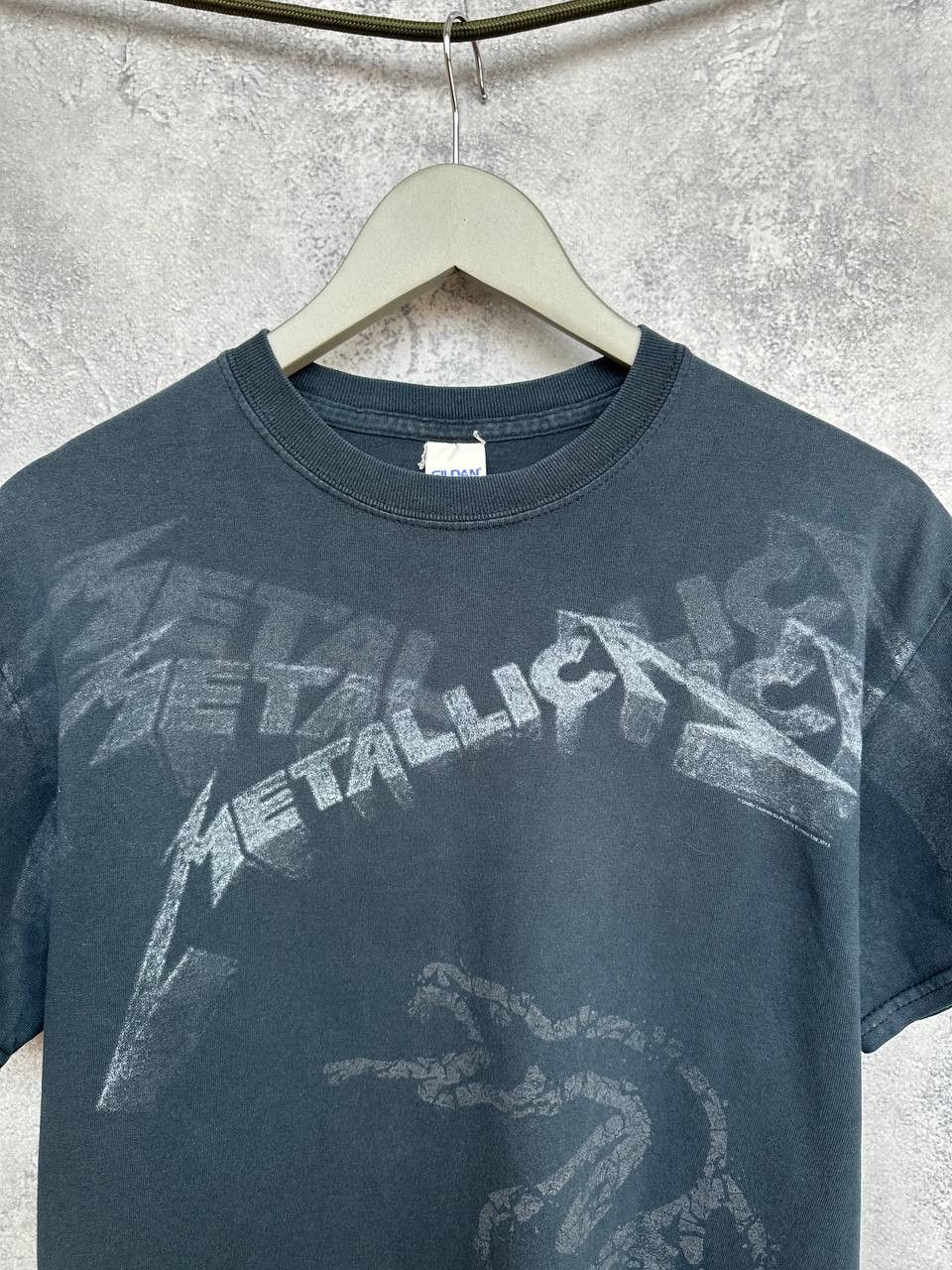 Metallica Metallica Black Album Faded Snake T-Shirt 2013 Black Tee Size US M / EU 48-50 / 2 - 4 Thumbnail