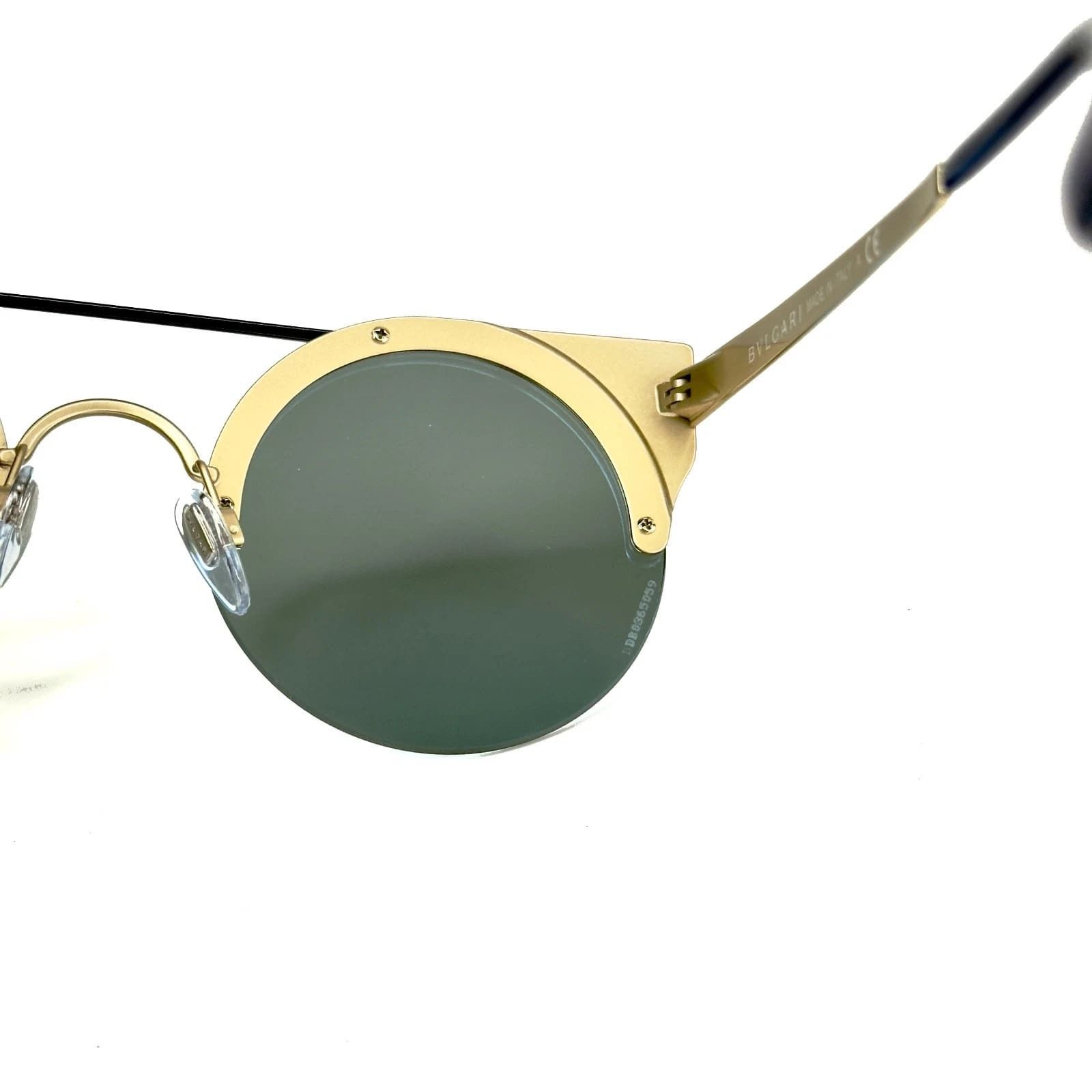 Bvlgari BVLGARI BV6088 SERPENTEYES 6088 Mirrored Round Sunglasses Size ONE SIZE - 8 Thumbnail