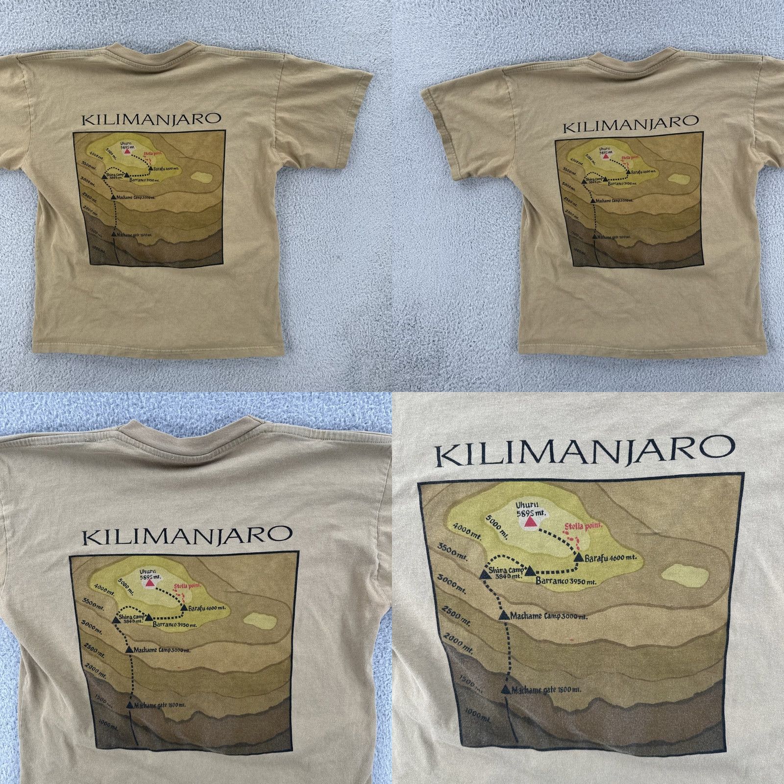 Vintage VINTAGE Kilimanjaro Men’s Small Brown T Shirt Mount Kilimanjaro Africa Shirt Mens Short Sleeve Crew Neck 90s Outdoor Africa Brown Size US S / EU 44-46 / 1 - 10 Thumbnail