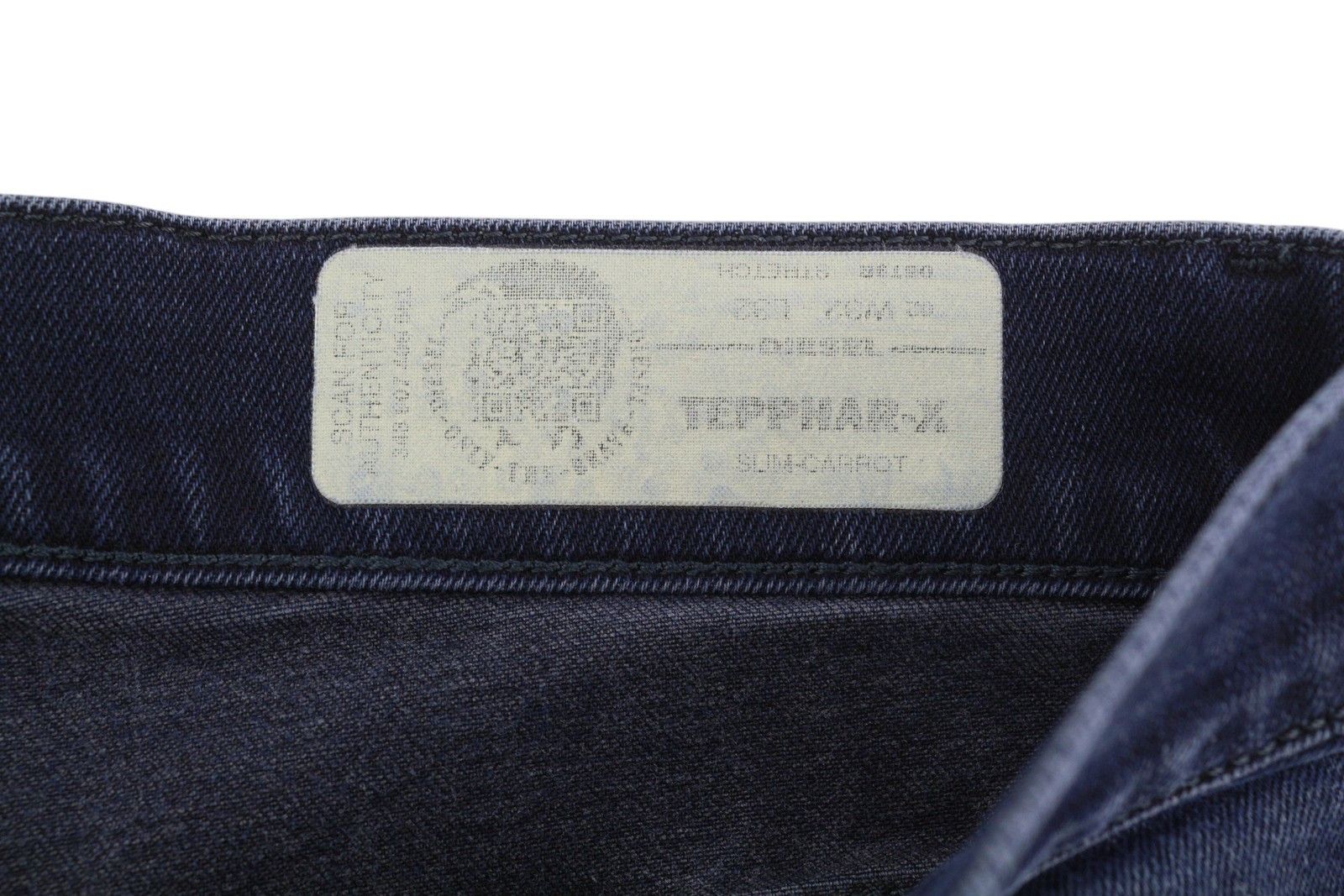Diesel TEPPHAR-X 0679R W32/L32 Blue Slim Carrot Stretch 89138 Size US 32 / EU 48 - 8 Thumbnail