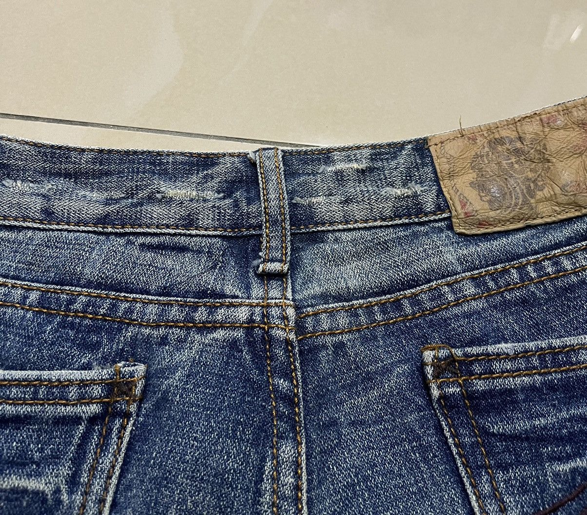 Hysteric Glamour Flare Jeans chouette distressed thunder denim low rise Size US 32 / EU 48 - 20 Thumbnail