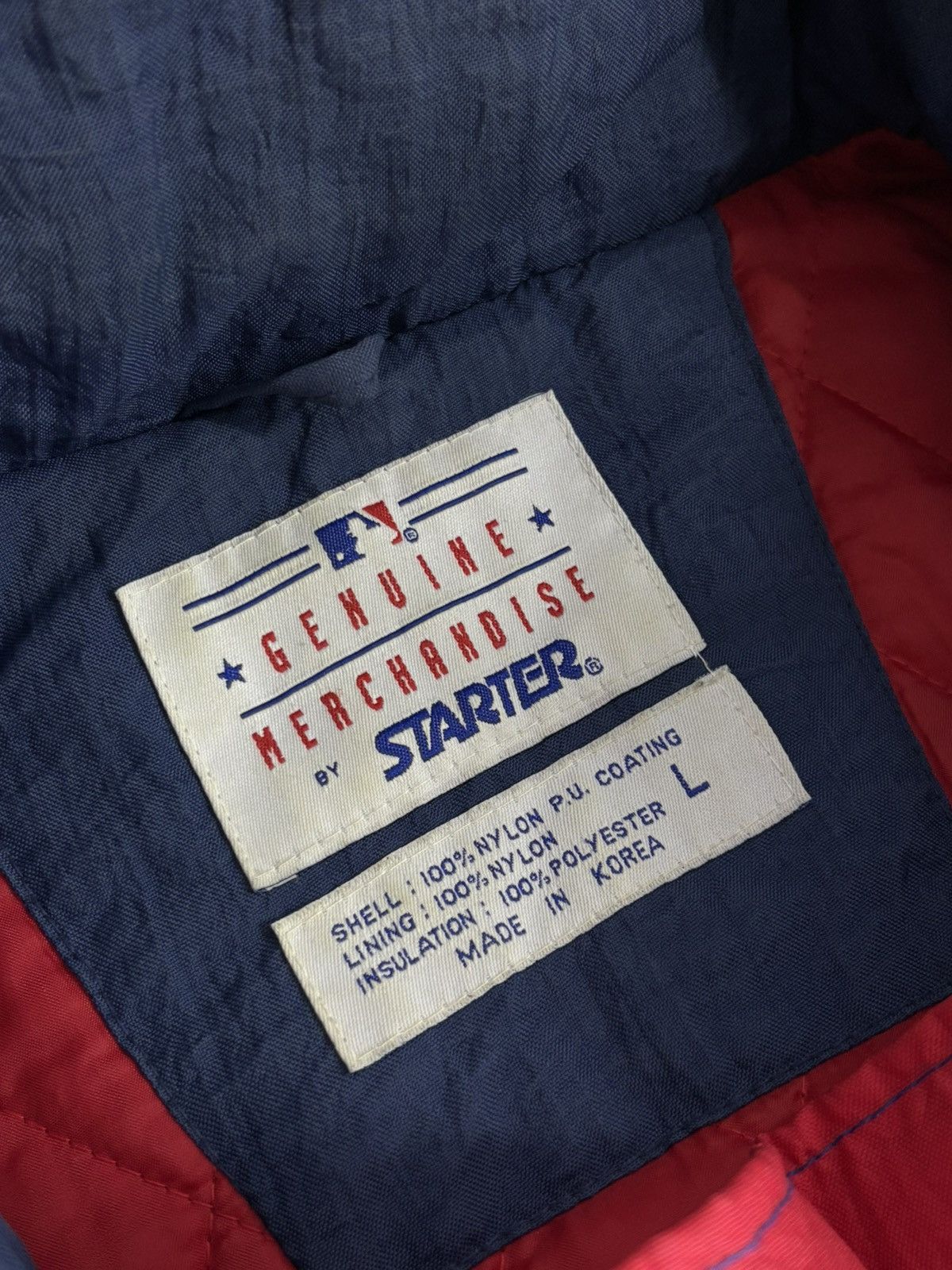 Starter Vintage Boston Red Sox Puffer Jacket 1990s Size US L / EU 52-54 / 3 - 23 Thumbnail