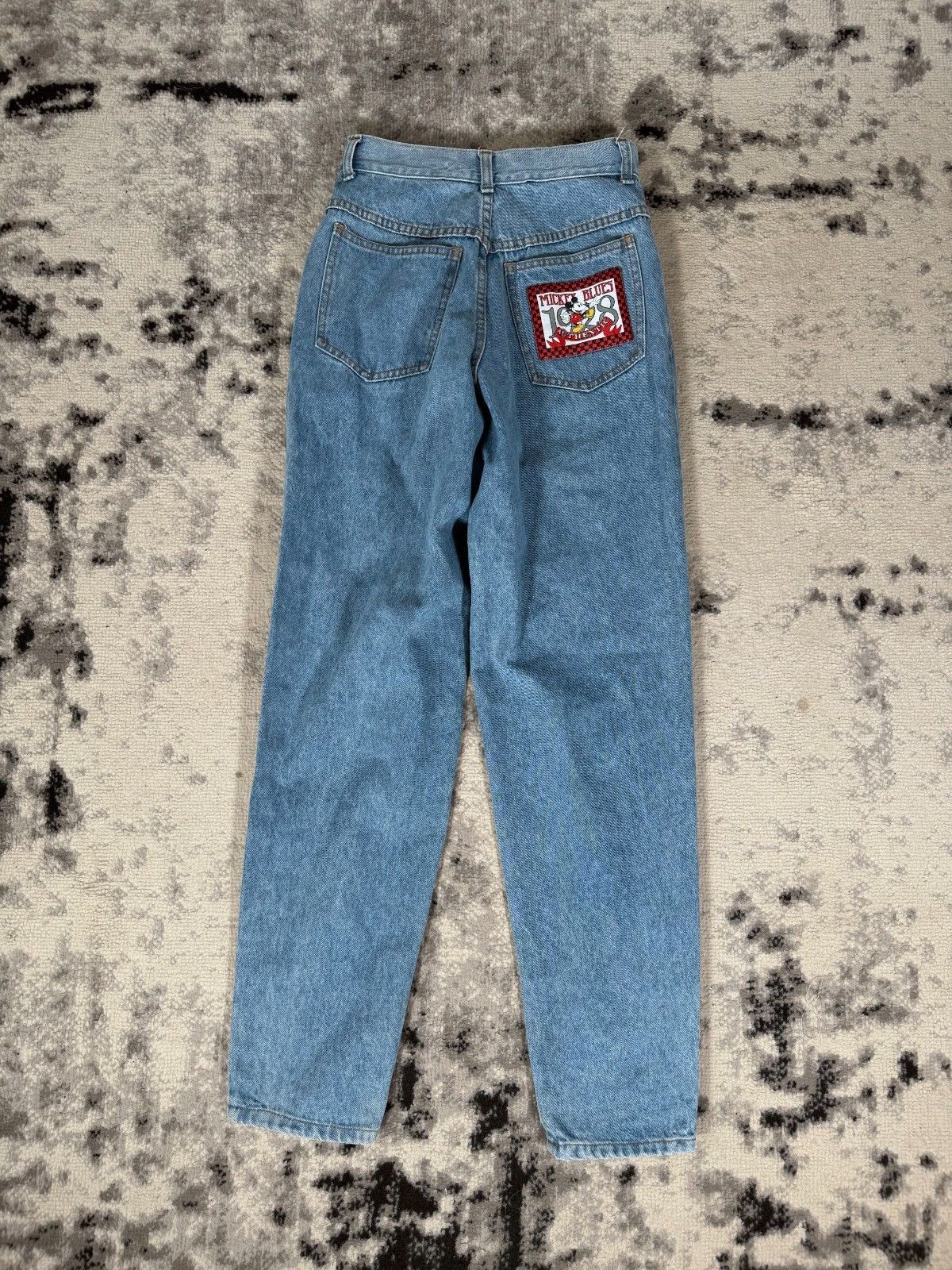 Disney Vintage 80s Disney Mickey Blues Western Mommy Denim Jeans Size 26" / US 2 / IT 38 - 2 Thumbnail