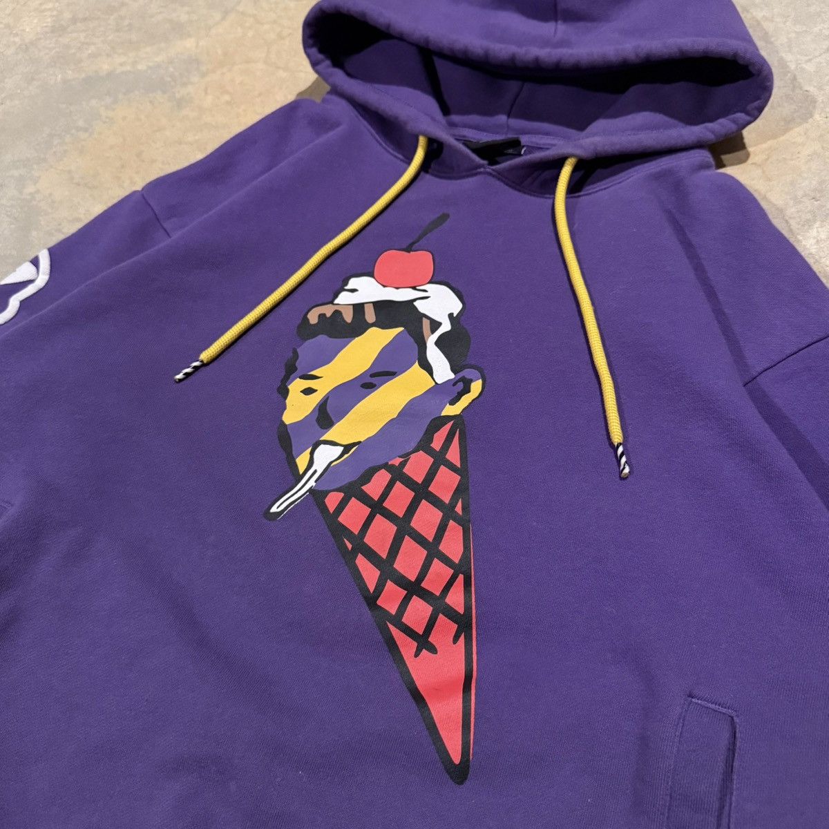 Icecream Icecream Cherry On Top Graphic Hoodie Purple BBC Pharrell Size US M / EU 48-50 / 2 - 3 Thumbnail