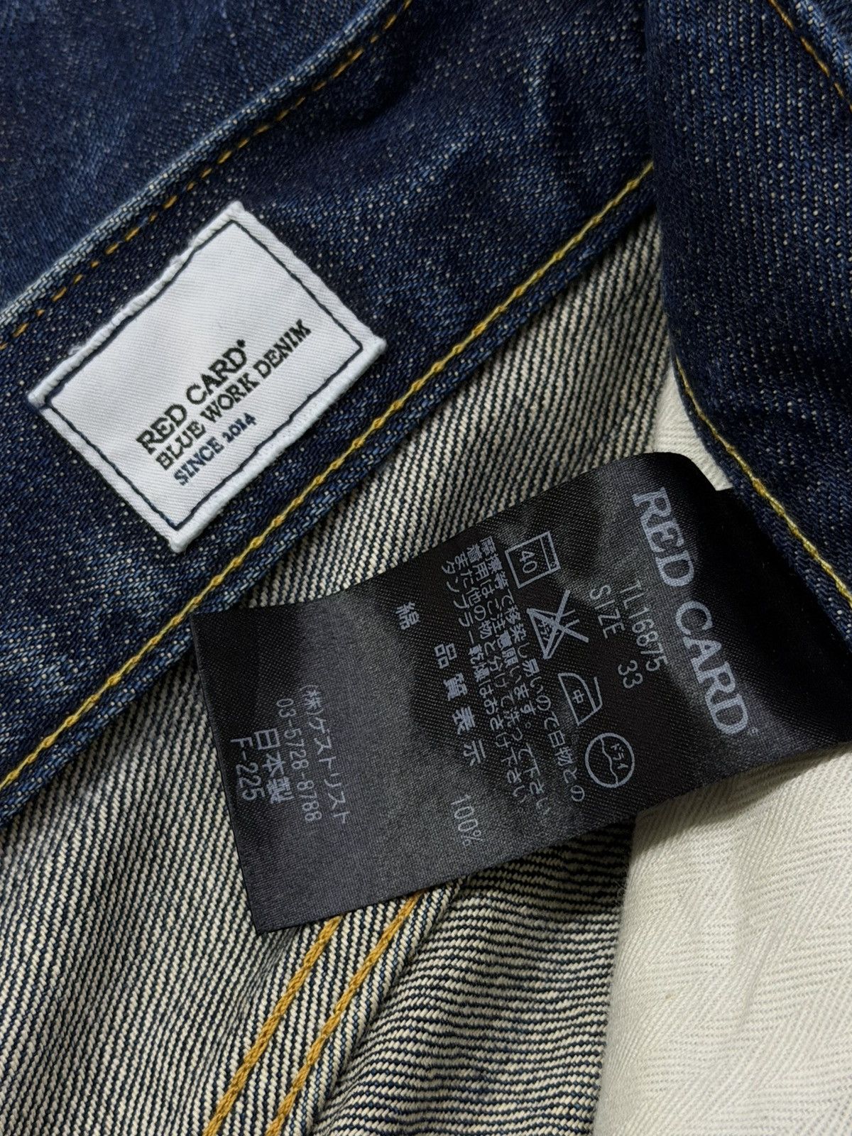 Blue Blue Japan Vintage Red Card Blue Work Denim Jeans Japan | W36 Size US 36 / EU 52 - 9 Thumbnail