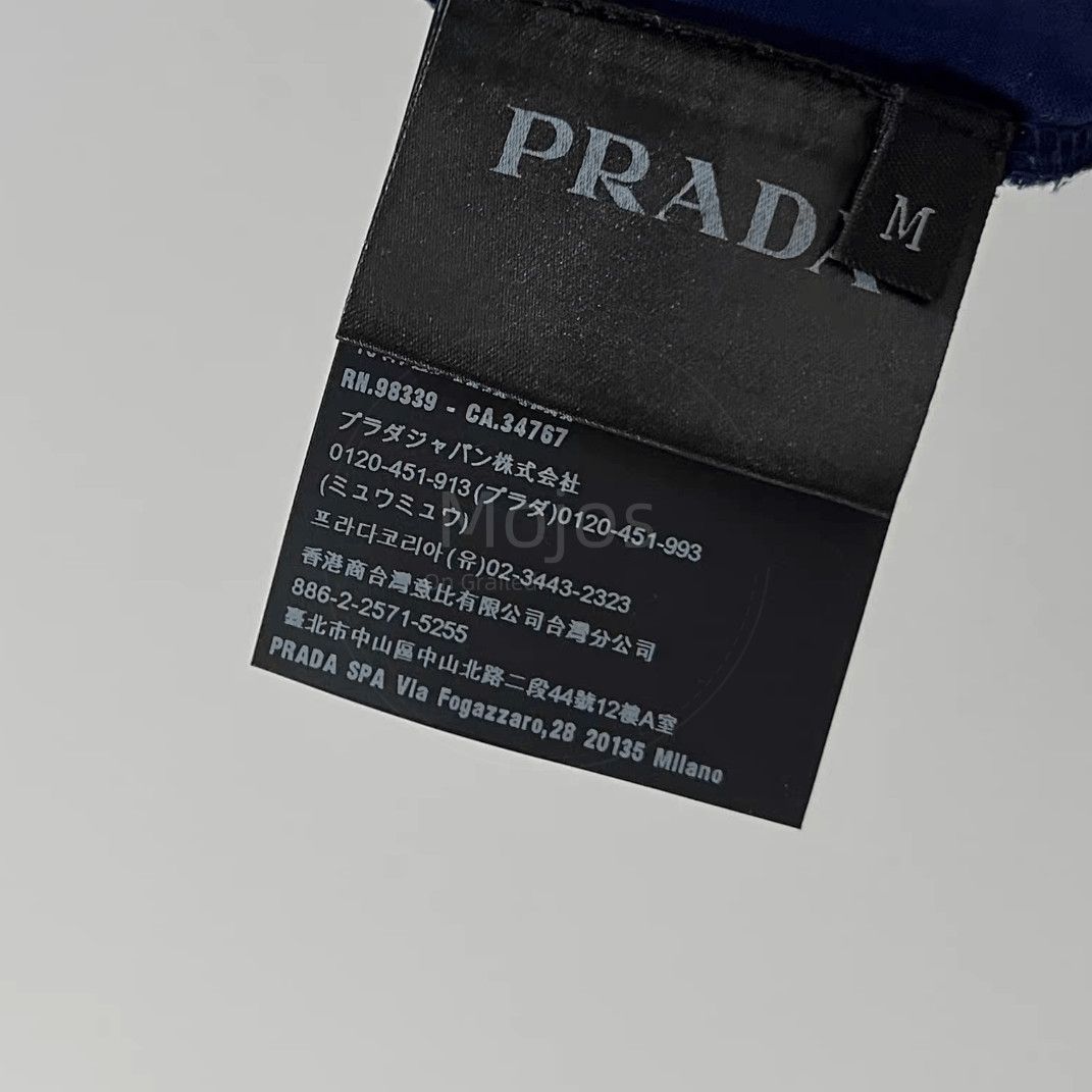 Prada Prada Black Logo Patch Polo-2508 Size US M / EU 48-50 / 2 - 6 Thumbnail