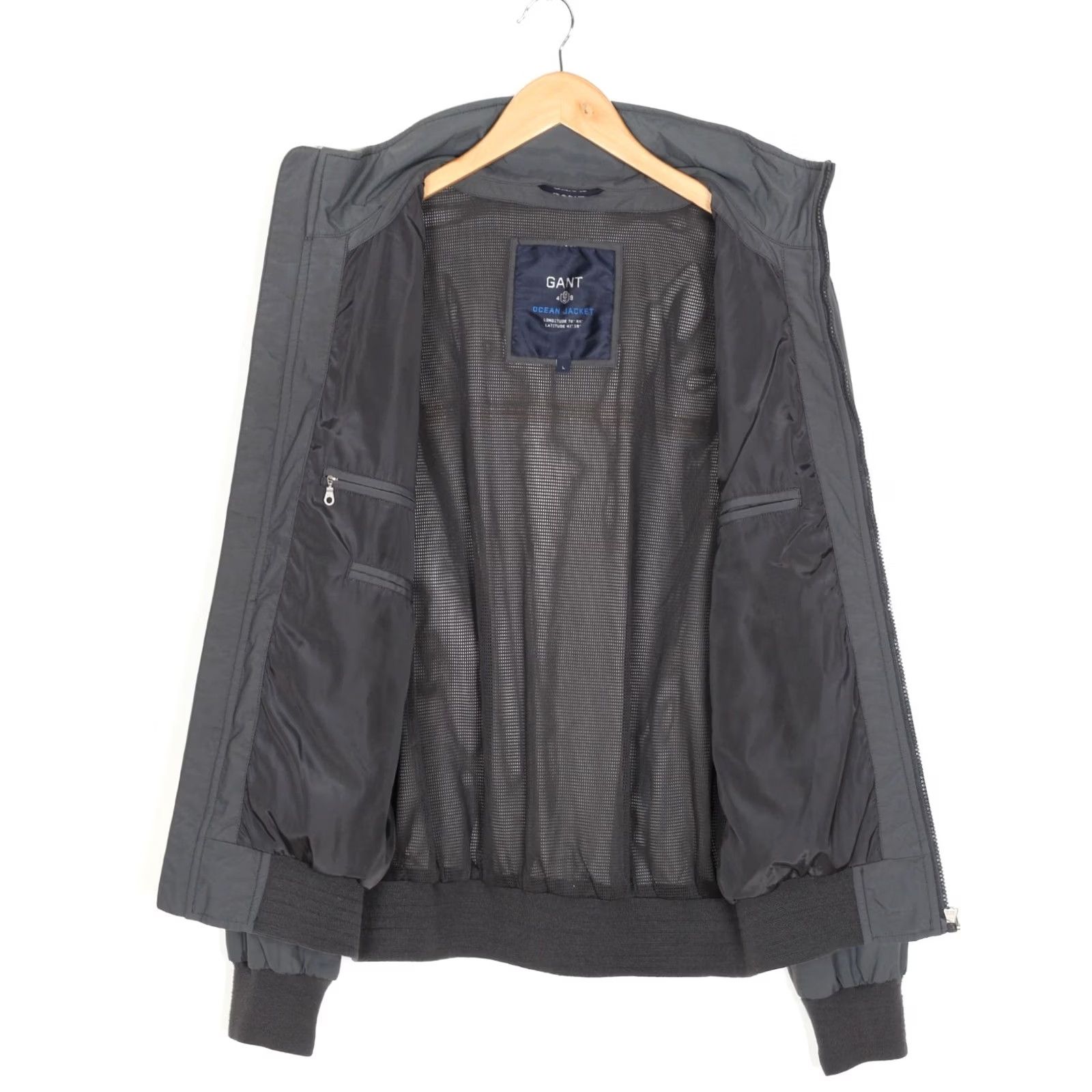 Gant GANT Ocean Bomber Jacket Men L MJ6140 Size US L / EU 52-54 / 3 - 5 Thumbnail