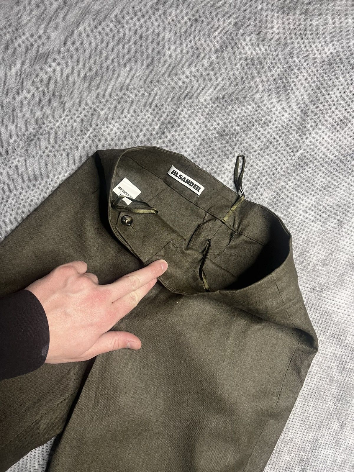 Jil Sander Jil Sander Linen Pants Size 25" / US 0 / IT 36 - 4 Thumbnail
