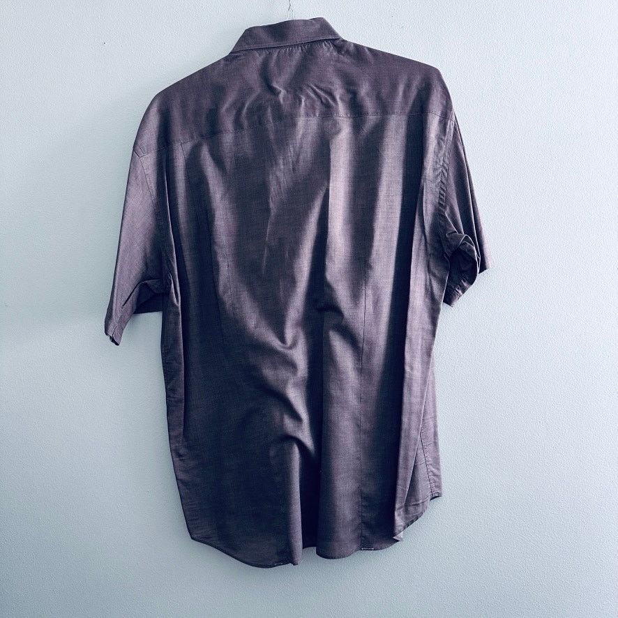 Paul & Shark Paul & Shark steel gray short sleeve button down Size US XL / EU 56 / 4 - 3 Thumbnail