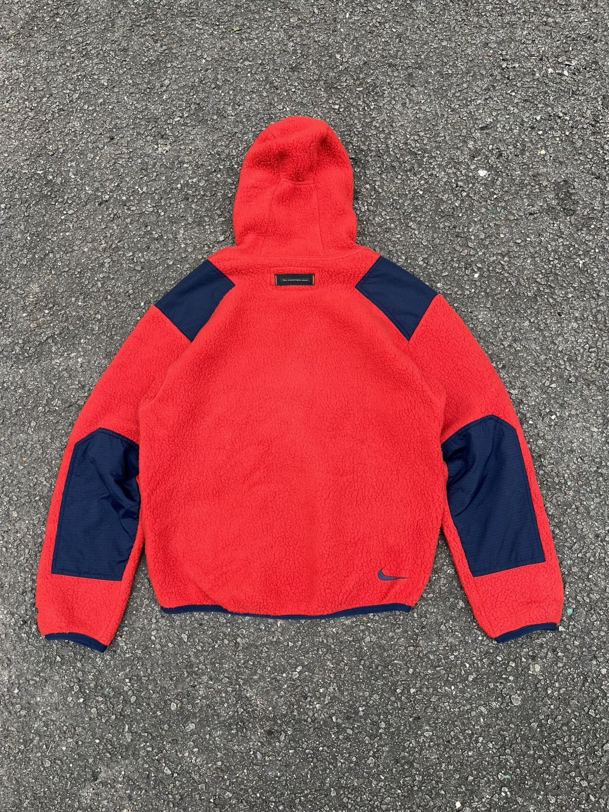 Nike ACG RARE‼️ Vintage 90s Nike ACG Ninja Fleece Sherpa Hoodie Jacket Size US S / EU 44-46 / 1 - 13 Thumbnail