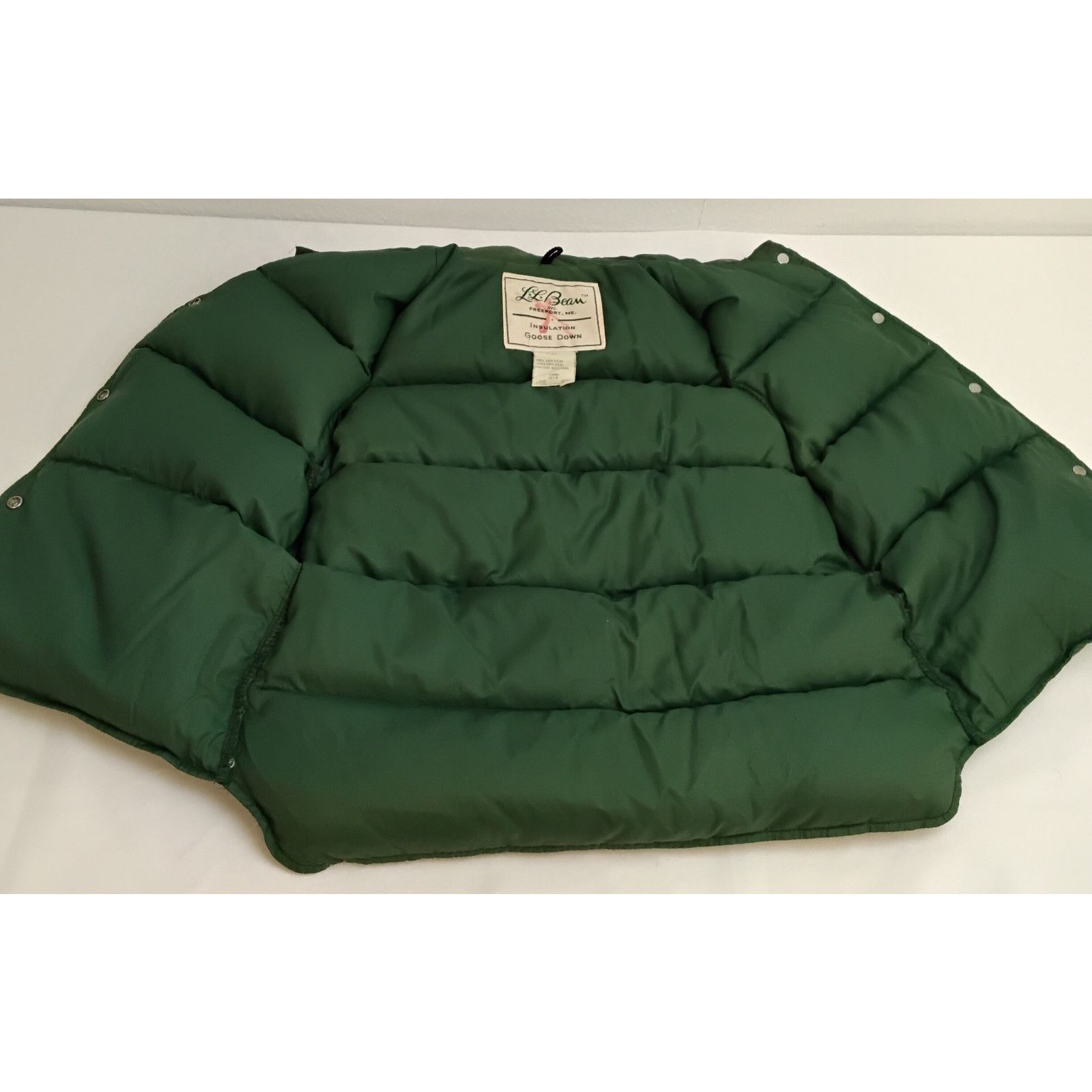 L.L. Bean LL Bean Goose Down Vest Women's M Green VTG 1980s Size M / US 6-8 / IT 42-44 - 5 Thumbnail
