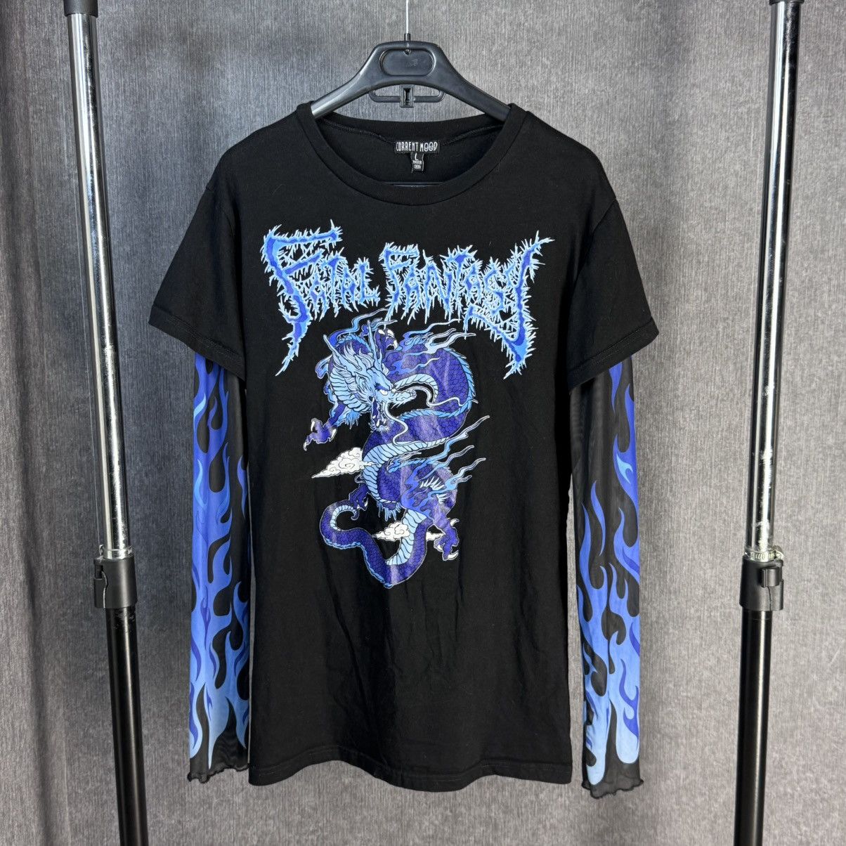 Other Current Mood long sleeve t shirt y2k gotic style Size US L / EU 52-54 / 3 - 1 Thumbnail