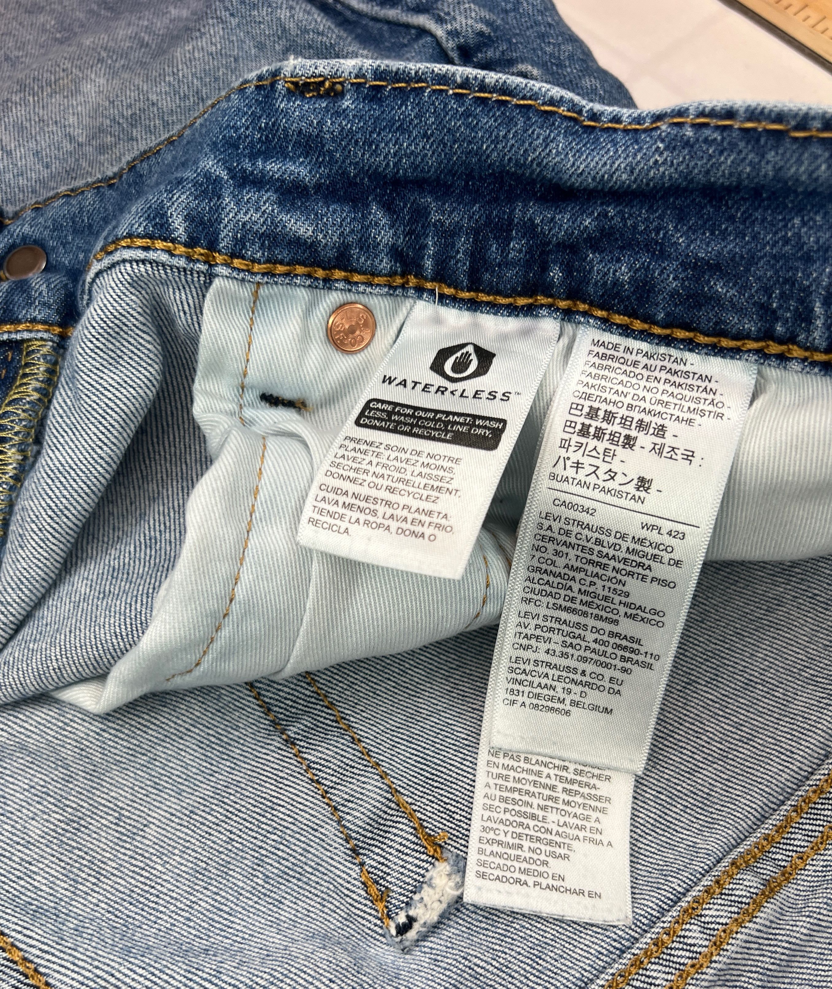 Levi's LEVIS 514 Big E Denim Jeans Size US 36 / EU 52 - 9 Thumbnail
