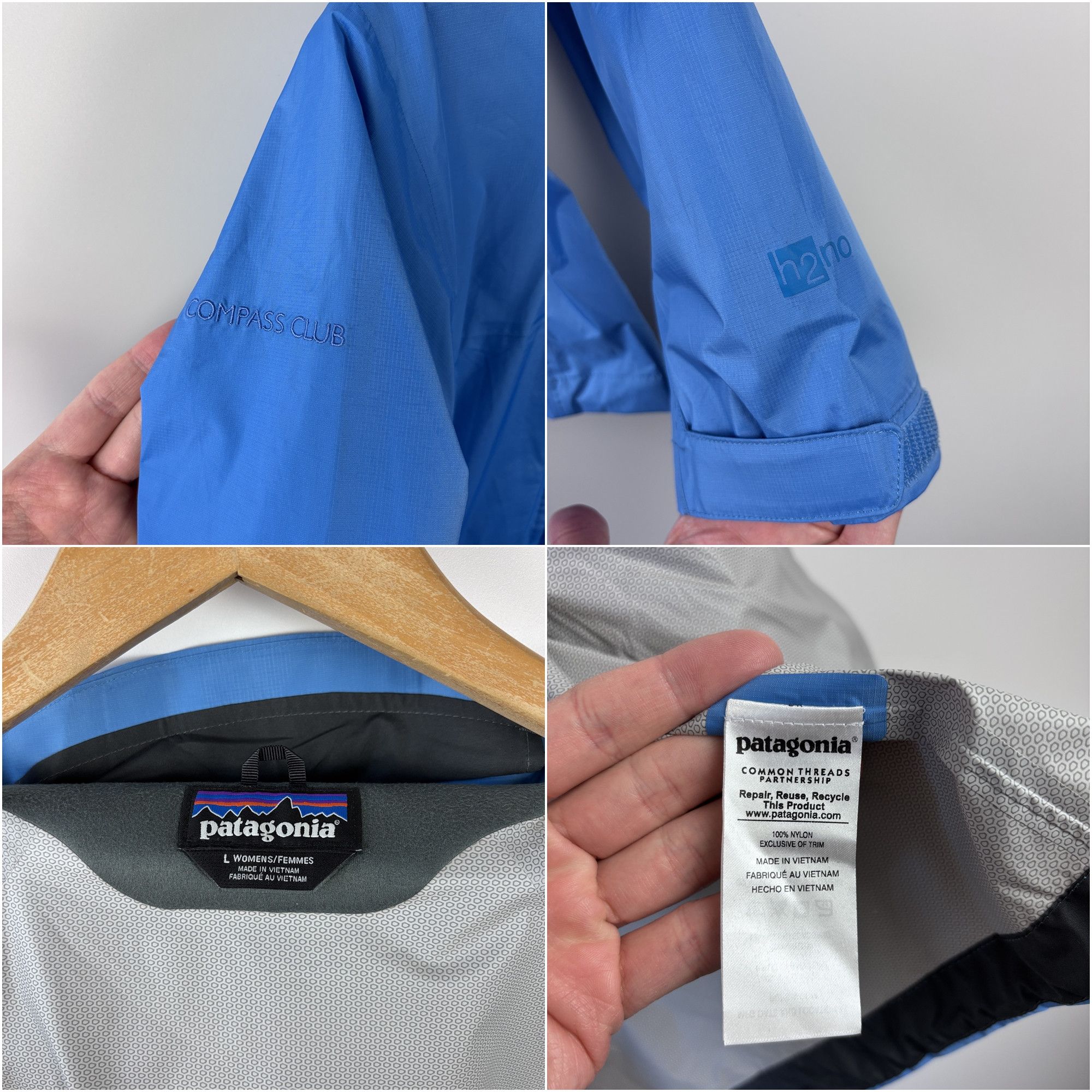 Patagonia Patagonia Torrentshell 3L Rain Jacket Outdoor Hiking Blue L Size L / US 10 / IT 46 - 6 Thumbnail