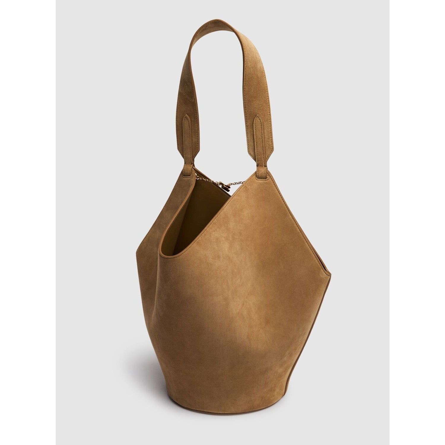 KHAITE KHAITE Lotus Small Mud Suede Tote Bag New & Authentic Size ONE SIZE - 2 Thumbnail