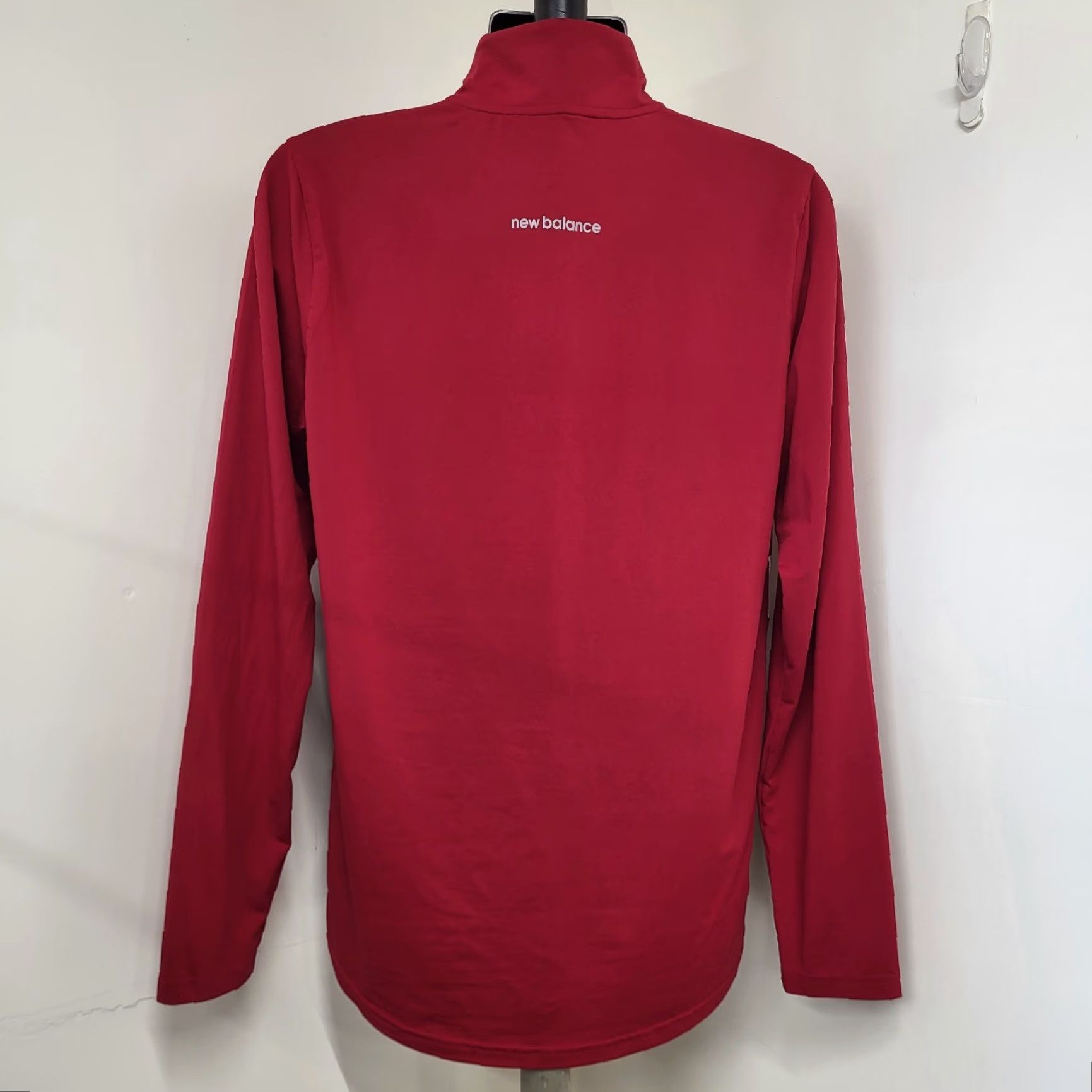 New Balance New Balance Shirt Men’s M 1/2 Zip Red Dry Wicking Running Athletic Outdoor Logo - NB New York City Marathon Size US M / EU 48-50 / 2 - 6 Thumbnail