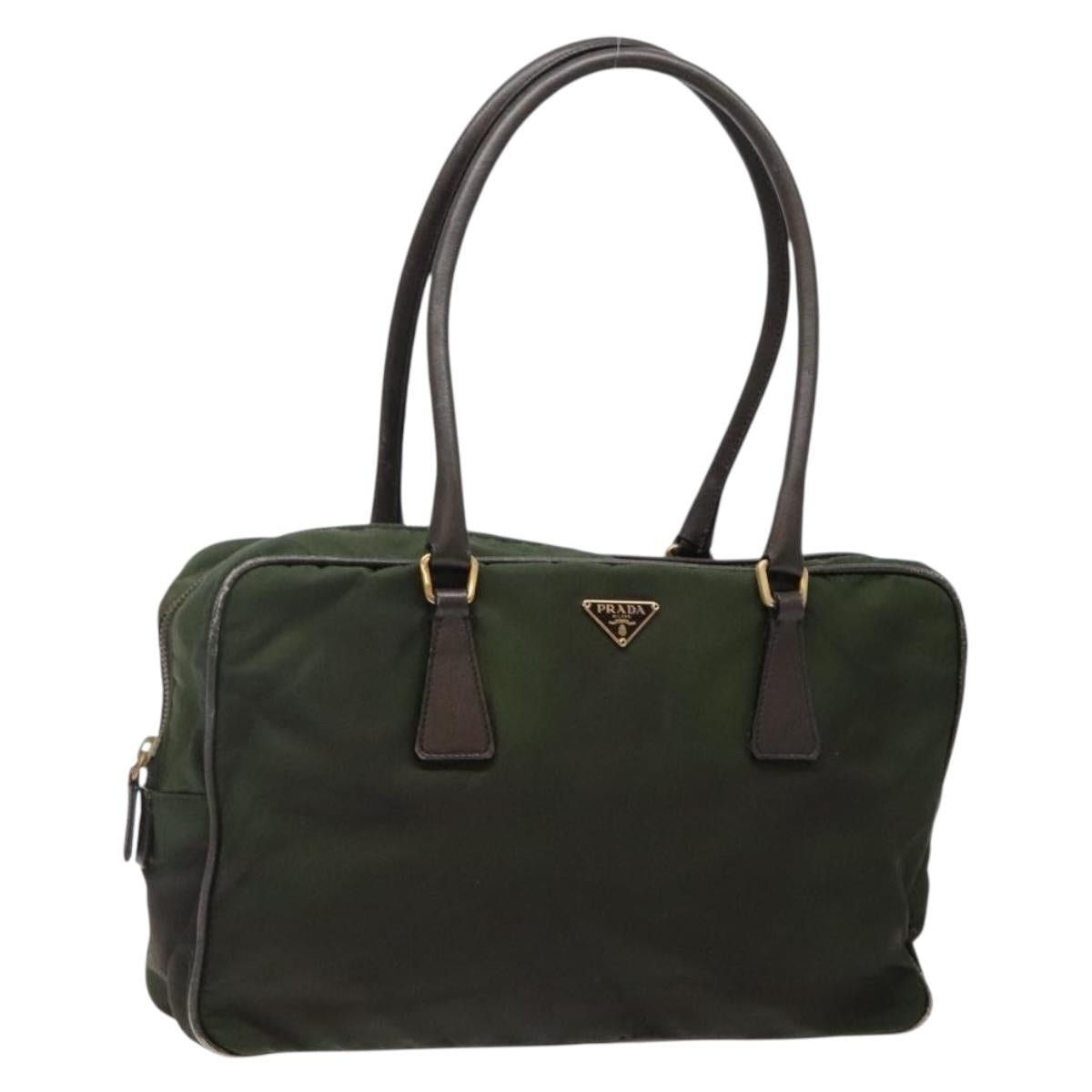 Prada PRADA Shoulder Bag Nylon Green Gold Size ONE SIZE - 1 Thumbnail