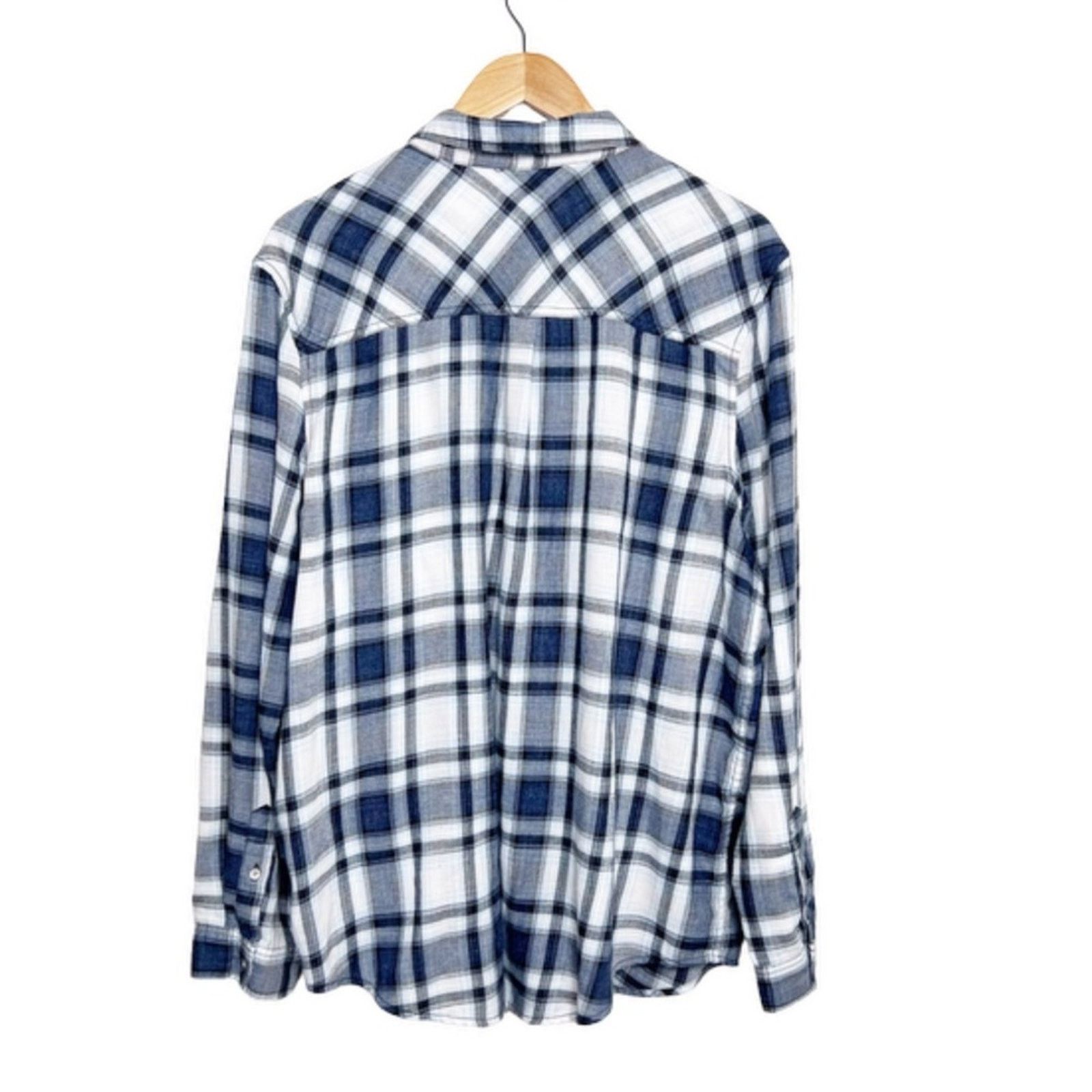 Calvin Klein Calvin Klein Plaid Long Sleeve Button Down Classic Flannel Size XXL / US 16-18 / IT 52-54 - 9 Thumbnail