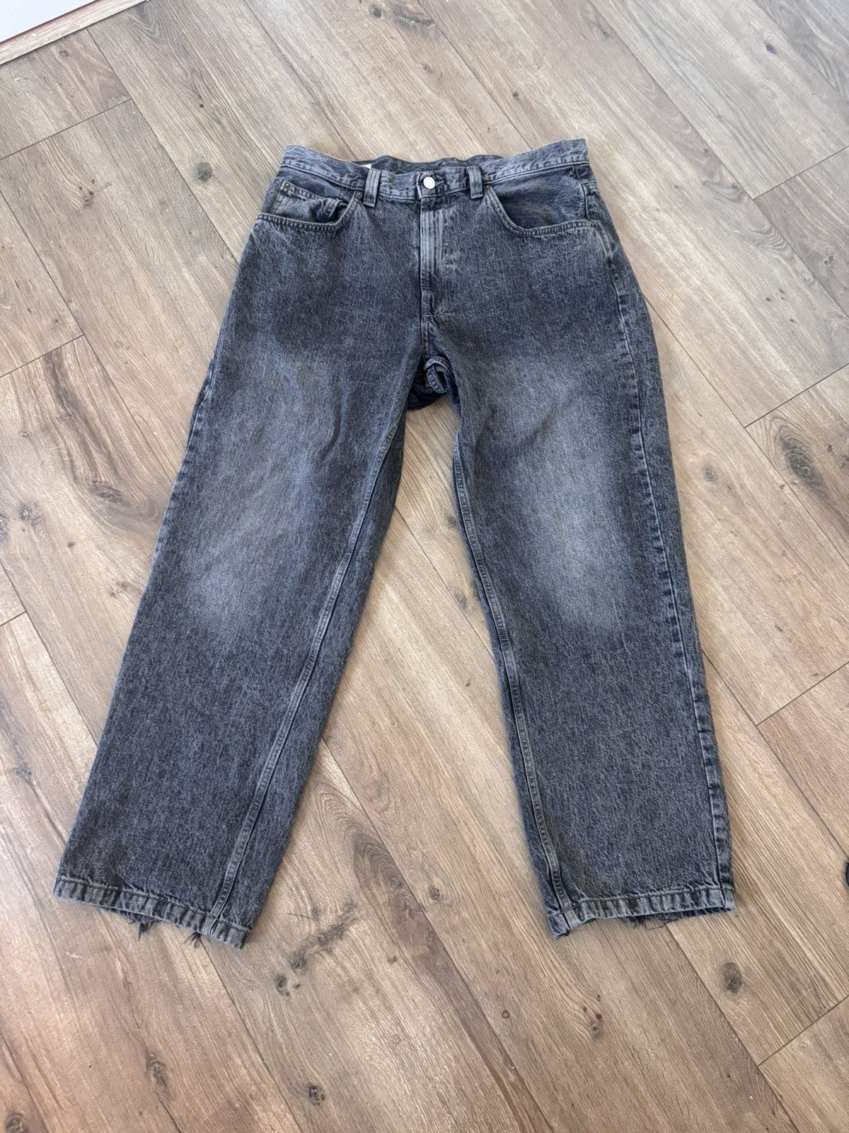Zara ZARA MENS BAGGY JEANS GRAY Size US 34 / EU 50 - 1 Thumbnail
