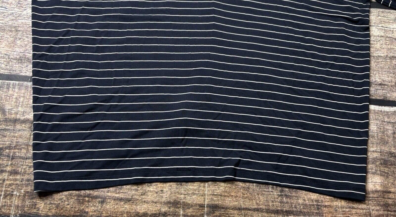 Club Monaco Club Monaco Blouse Top Women's XS Oversized Striped Stretch Size XS / US 0-2 / IT 36-38 - 7 Thumbnail