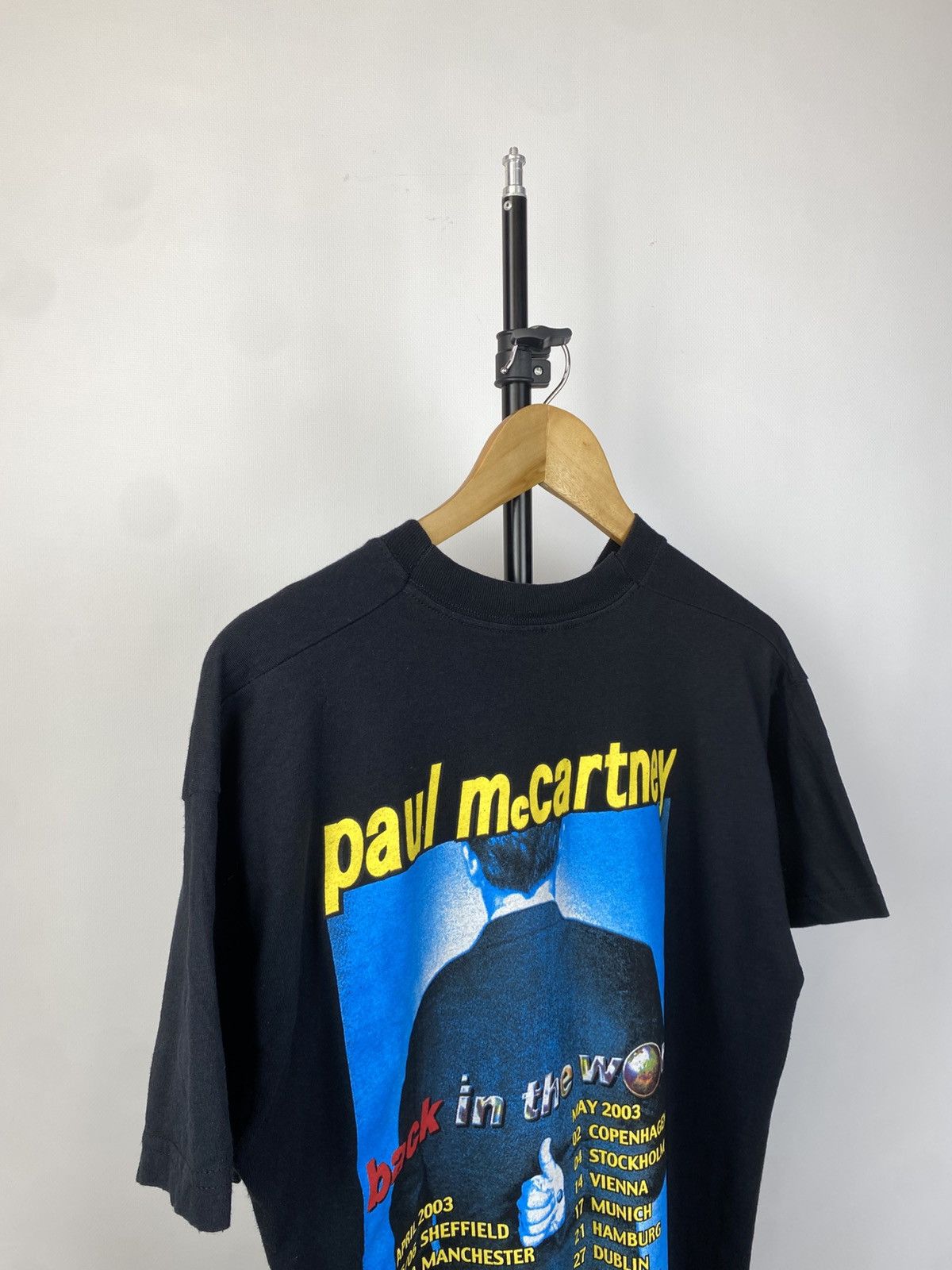 Band Tees × Vintage Vintage 2003 Paul McCartney back in the world tour t-shirt Size US L / EU 52-54 / 3 - 6 Thumbnail