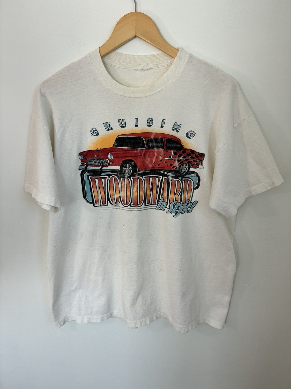 Vintage Vintage Thrashed Retro Hot Rod Car Tee Size US L / EU 52-54 / 3 - 2 Thumbnail