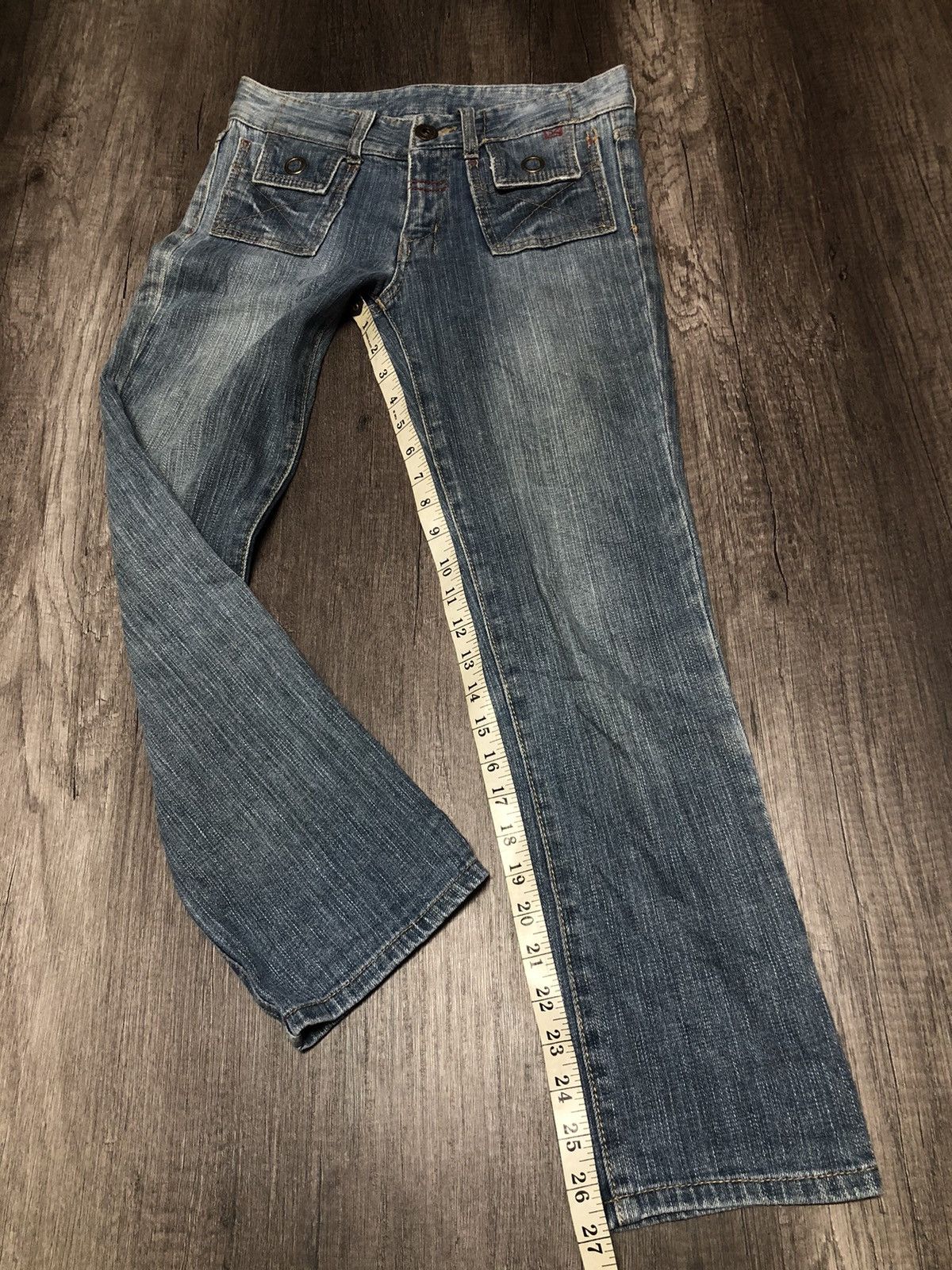 Japanese Brand × Vintage Japanese Brand Denim Bush Pant Design Size 28" / US 6 / IT 42 - 2 Thumbnail