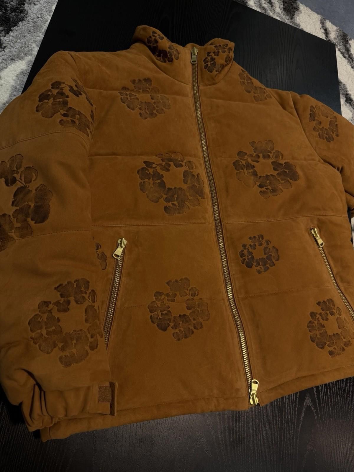DENIM TEARS Denim Tears Leather Wreath Logo Jacket Medium Brand New Size US M / EU 48-50 / 2 - 5 Thumbnail