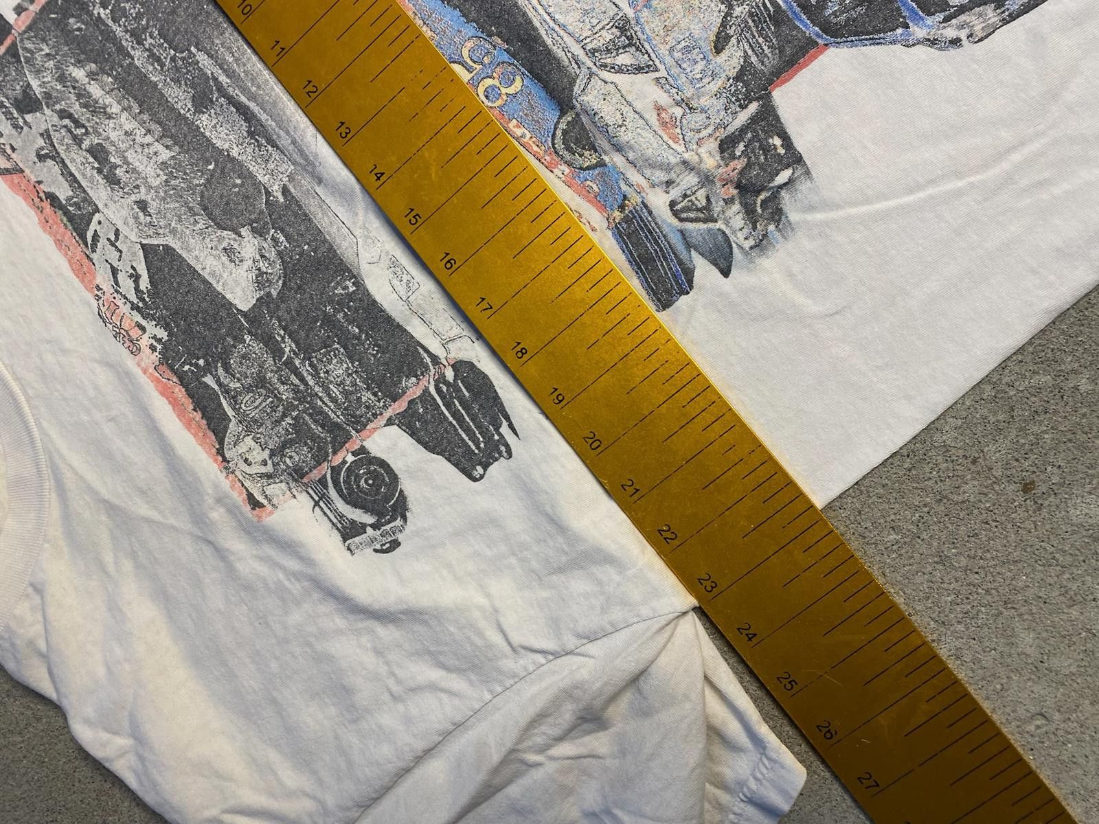 NASCAR 1998 Nascar Double Sided MNBA 50 Years White Race Shirt XL Size US XL / EU 56 / 4 - 9 Thumbnail