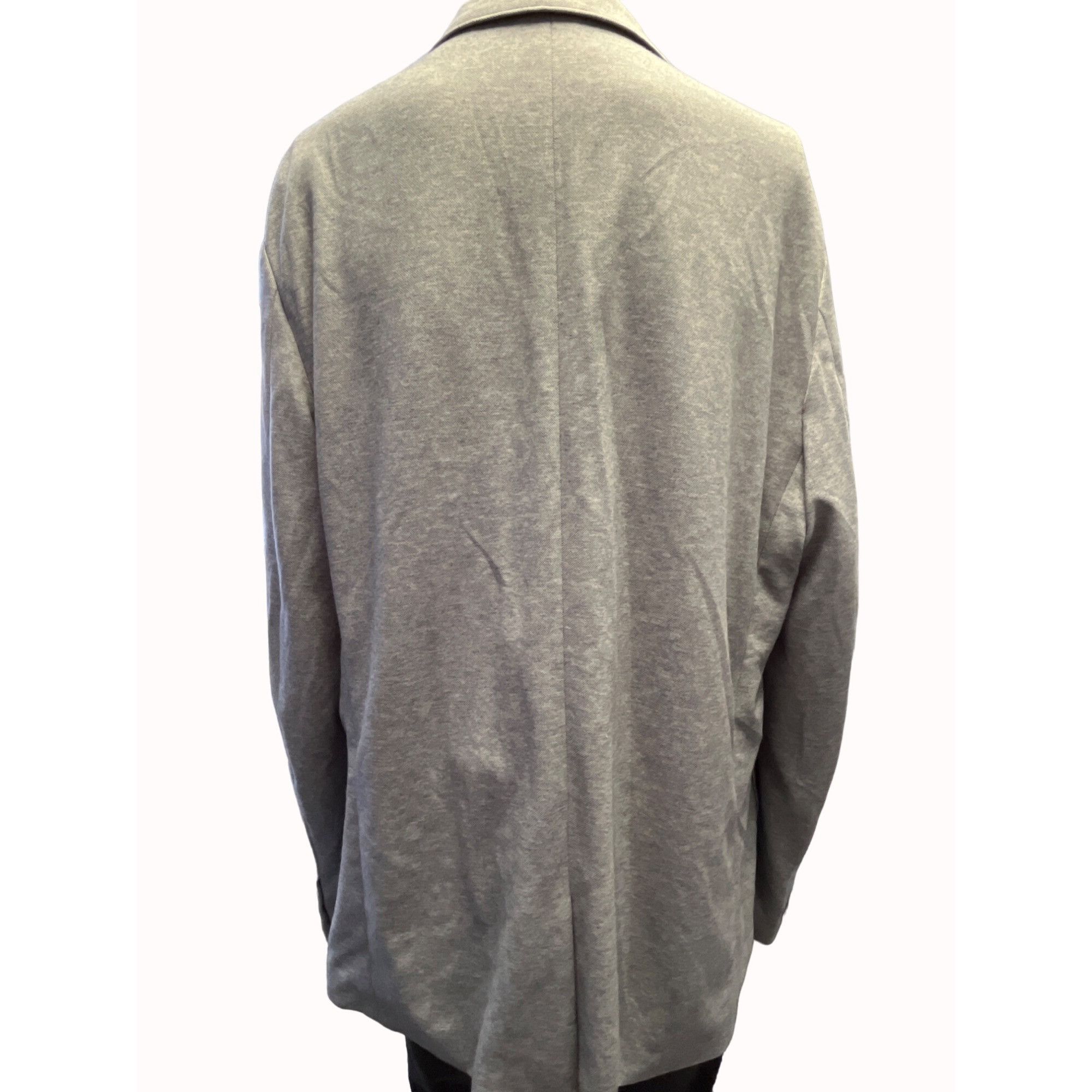 Calvin Klein Calvin Klein Men's Grey Body Fitted Blazer Size XXL SKU 6304 Size 46R - 2 Thumbnail