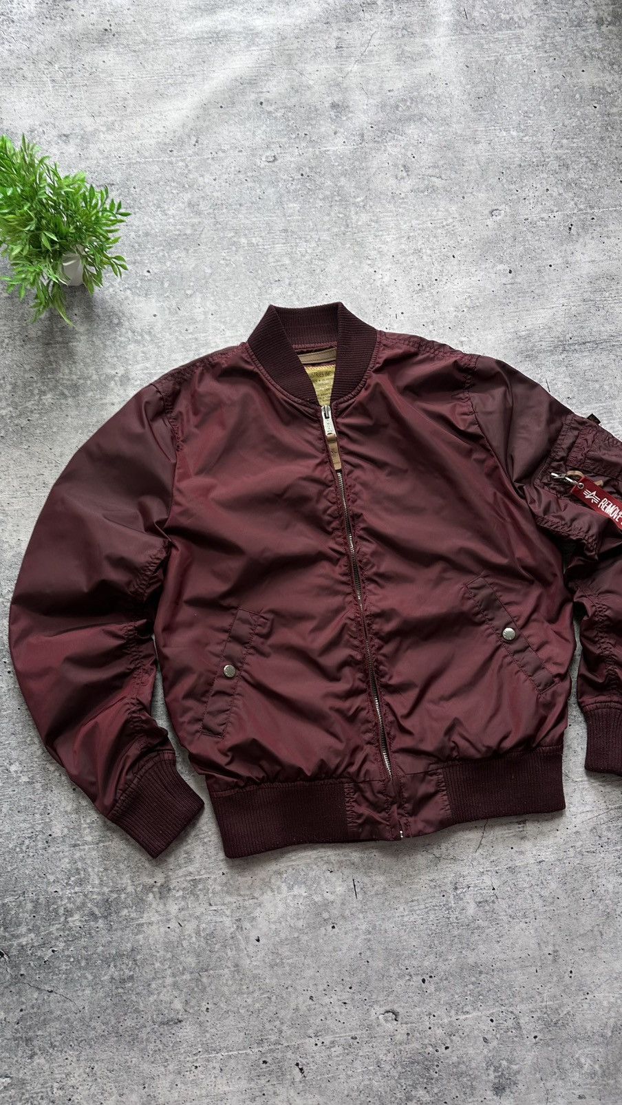 Alpha Industries 1990s Made in USA MA-1 Bomber Jacket | Grailed