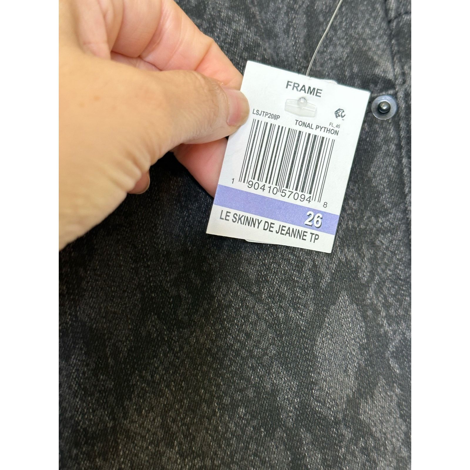 Frame Frame Le Skinny De Jeanne Python Skinny Jeans size 26 - 2 Size 26" / US 2 / IT 38 - 8 Thumbnail