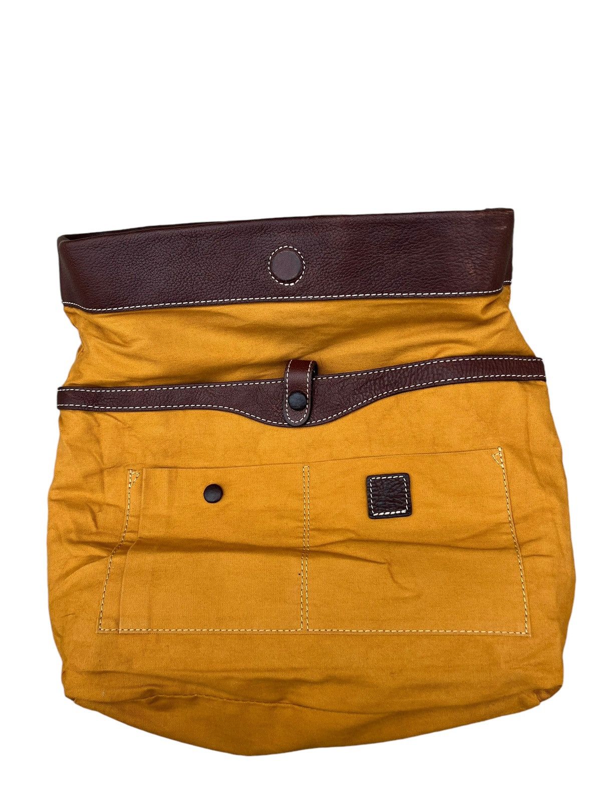 Leather Vintage Tsuchiya Kaban Leather HBT Wool Bag Size ONE SIZE - 21 Thumbnail