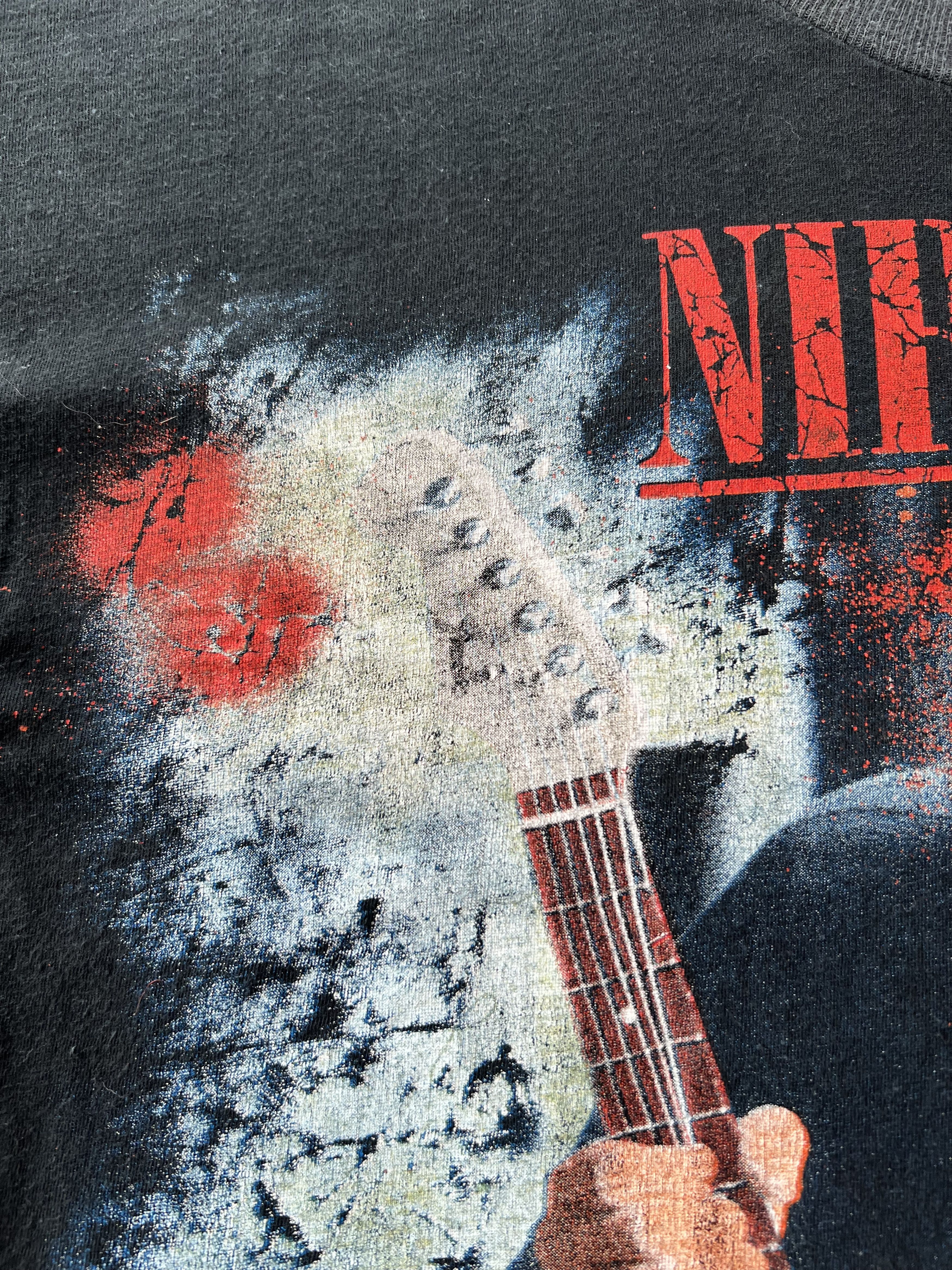 Band Tees Vintage 90s Nirvana Kurt Cobain Grunge Is Dead Boot T-shirt Size US XL / EU 56 / 4 - 8 Thumbnail