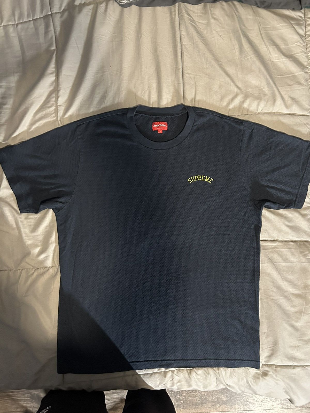 Supreme Supreme SS18 Mesh Arc Logo Tee Size US L / EU 52-54 / 3 - 1 Thumbnail