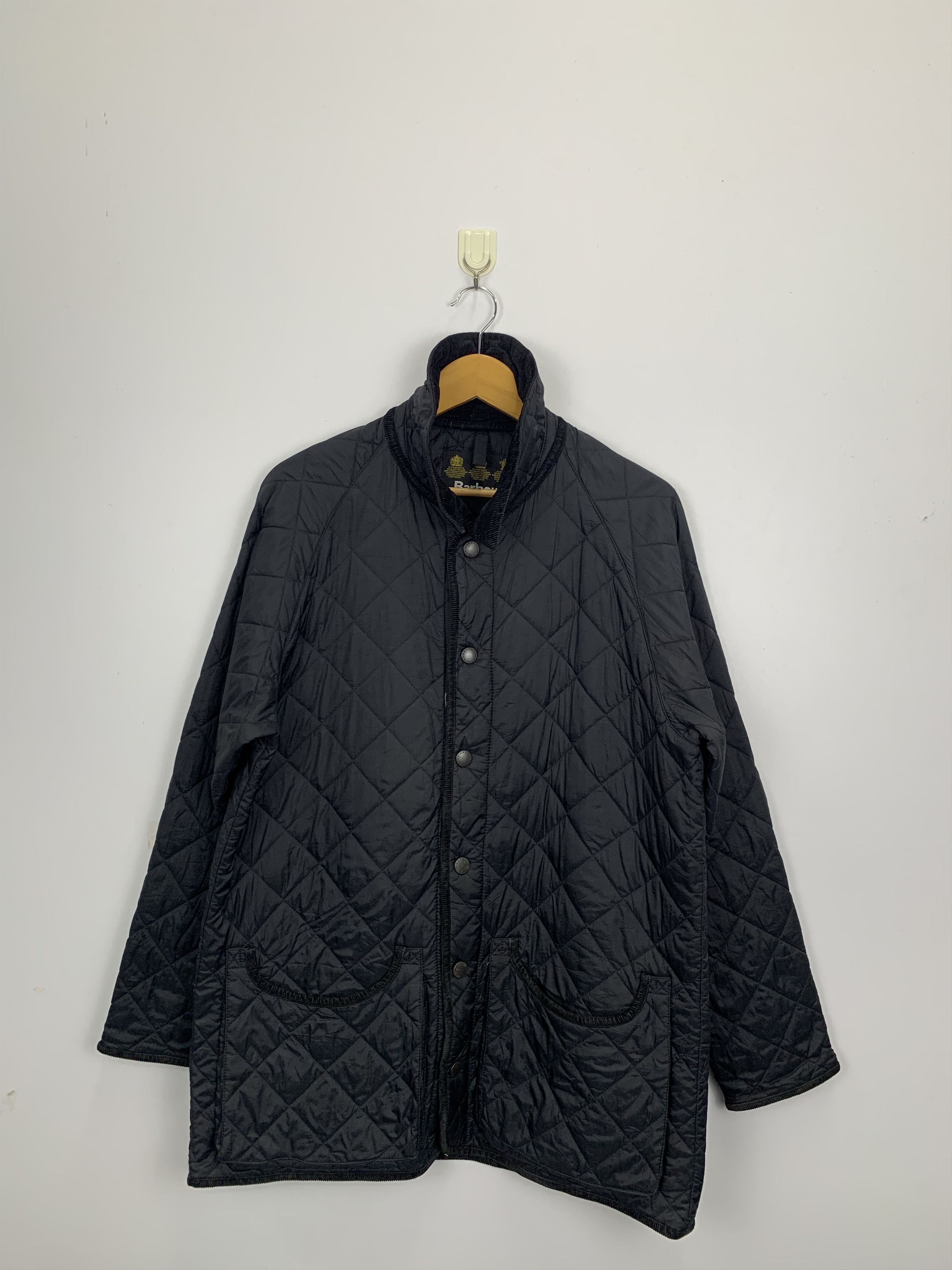 Vintage Barbour Quilted Button Up Jacket